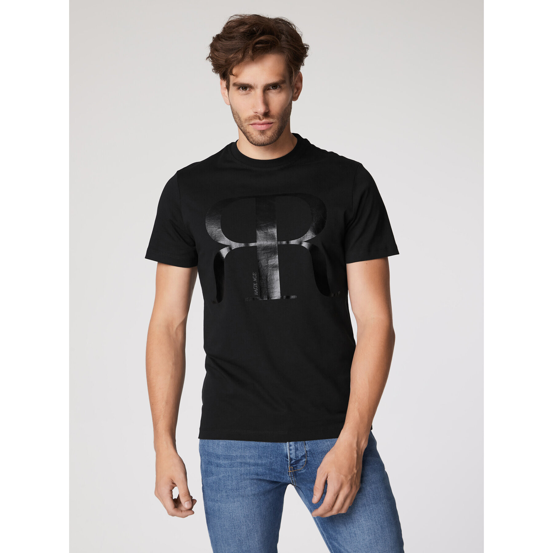 Rage Age Тишърт Gian Черен Regular Fit - Pepit.bg