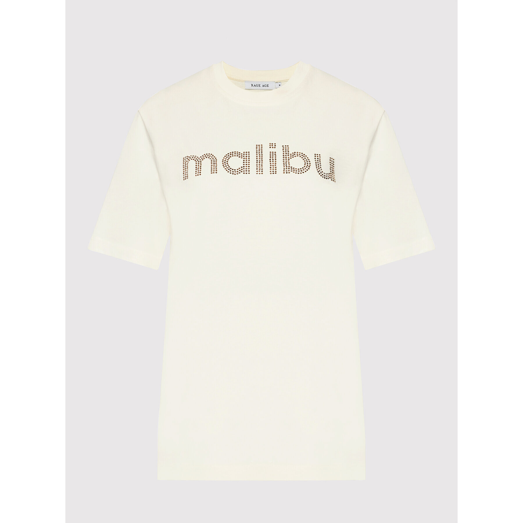 Rage Age Тишърт Malibu Бежов Regular Fit - Pepit.bg
