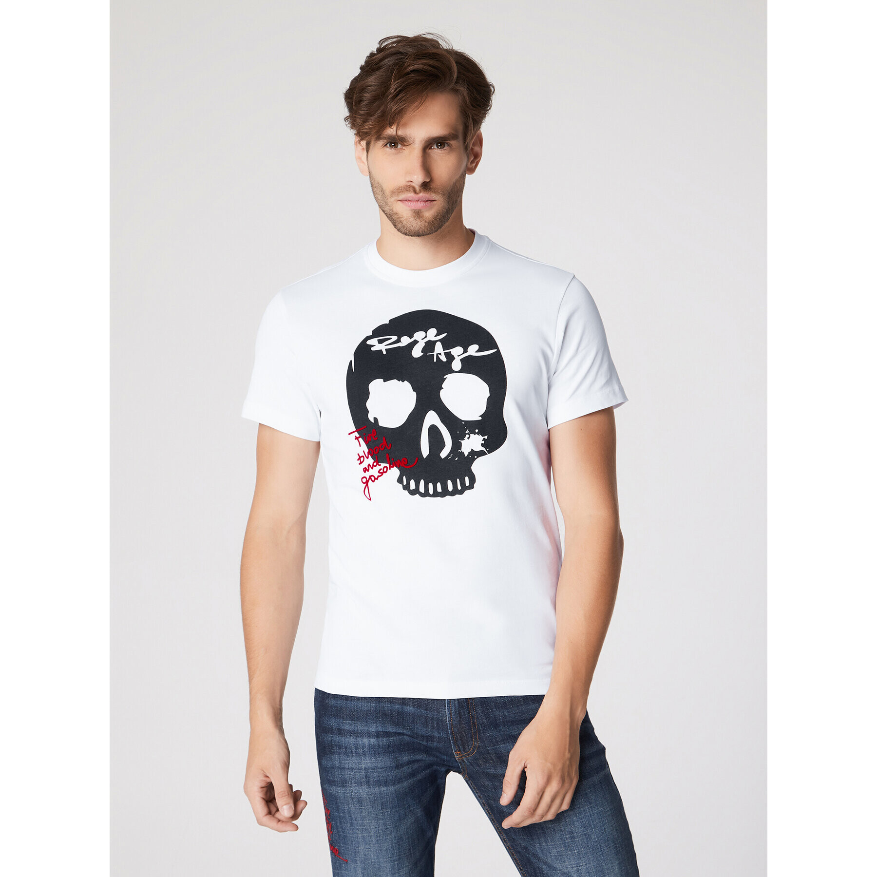 Rage Age Тишърт Max Бял Regular Fit - Pepit.bg