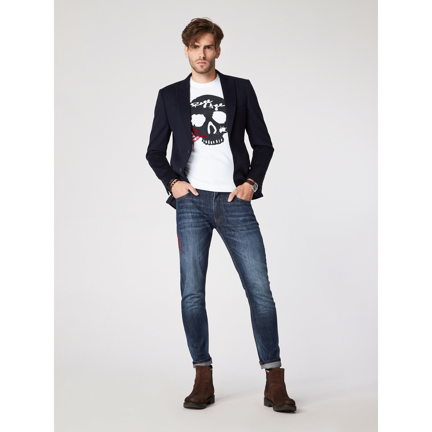 Rage Age Тишърт Max Бял Regular Fit - Pepit.bg