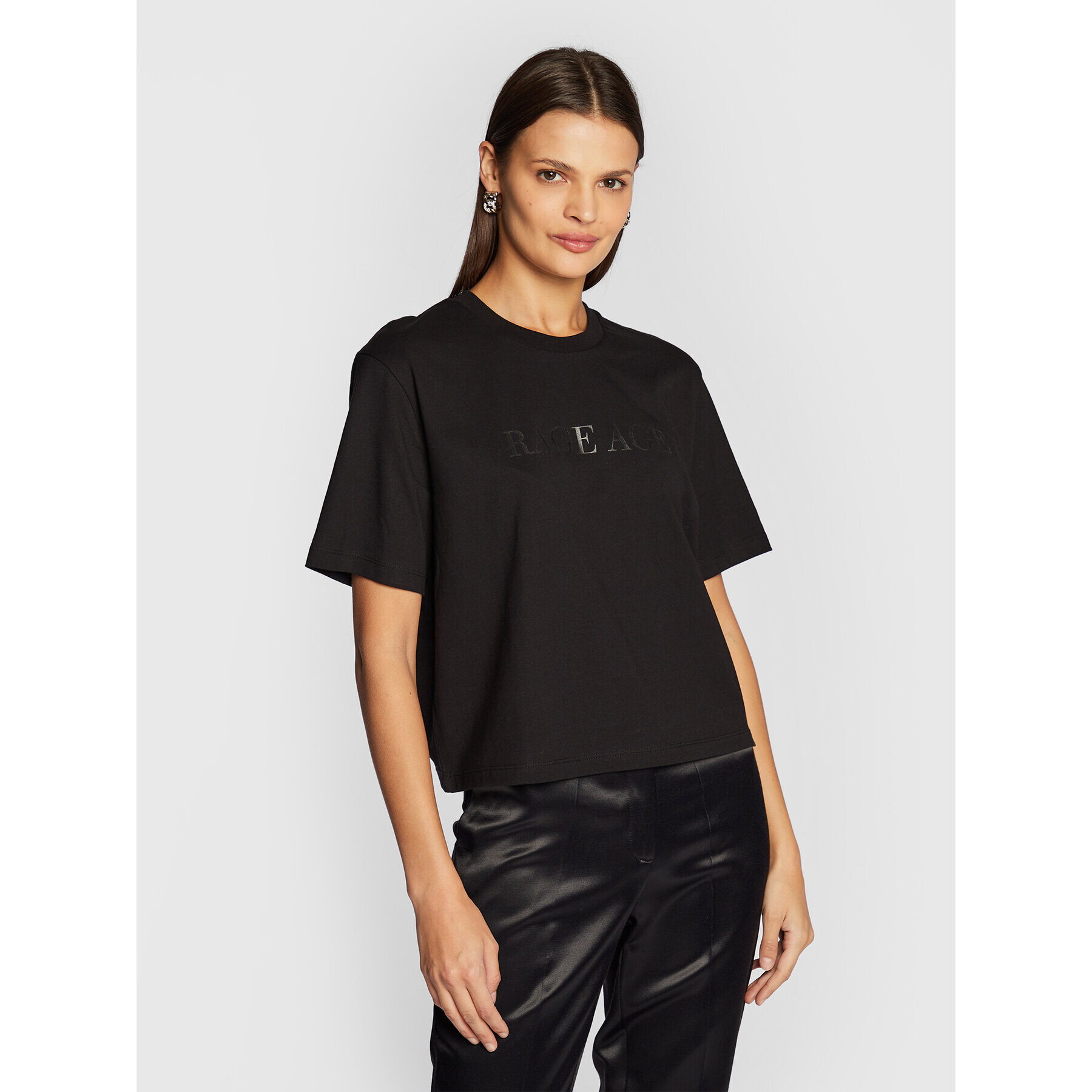 Rage Age Тишърт Olivia Черен Relaxed Fit - Pepit.bg