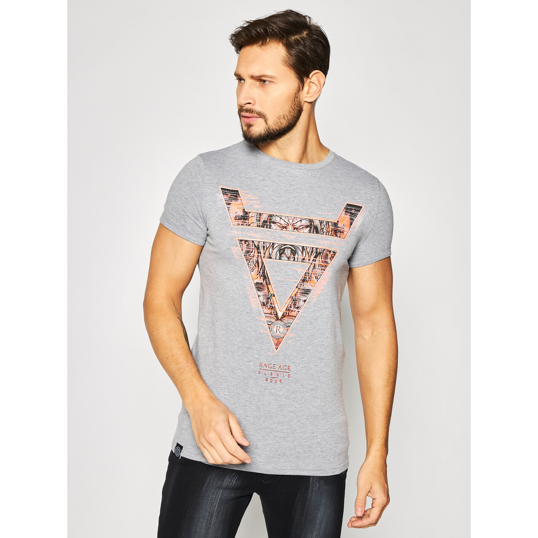 Rage Age Тишърт Weles Сив Regular Fit - Pepit.bg