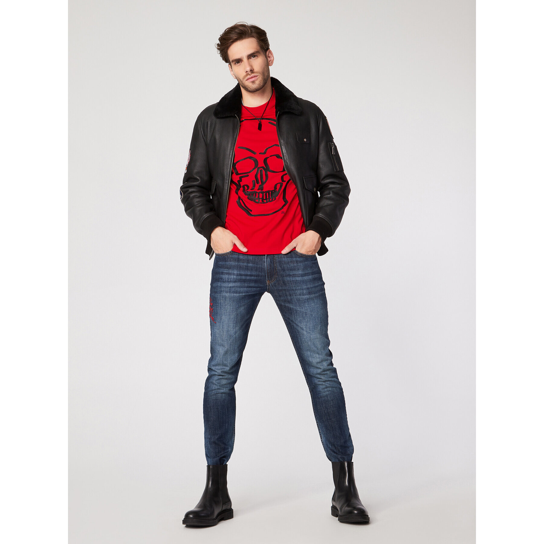 Rage Age Тишърт Zetta Червен Regular Fit - Pepit.bg