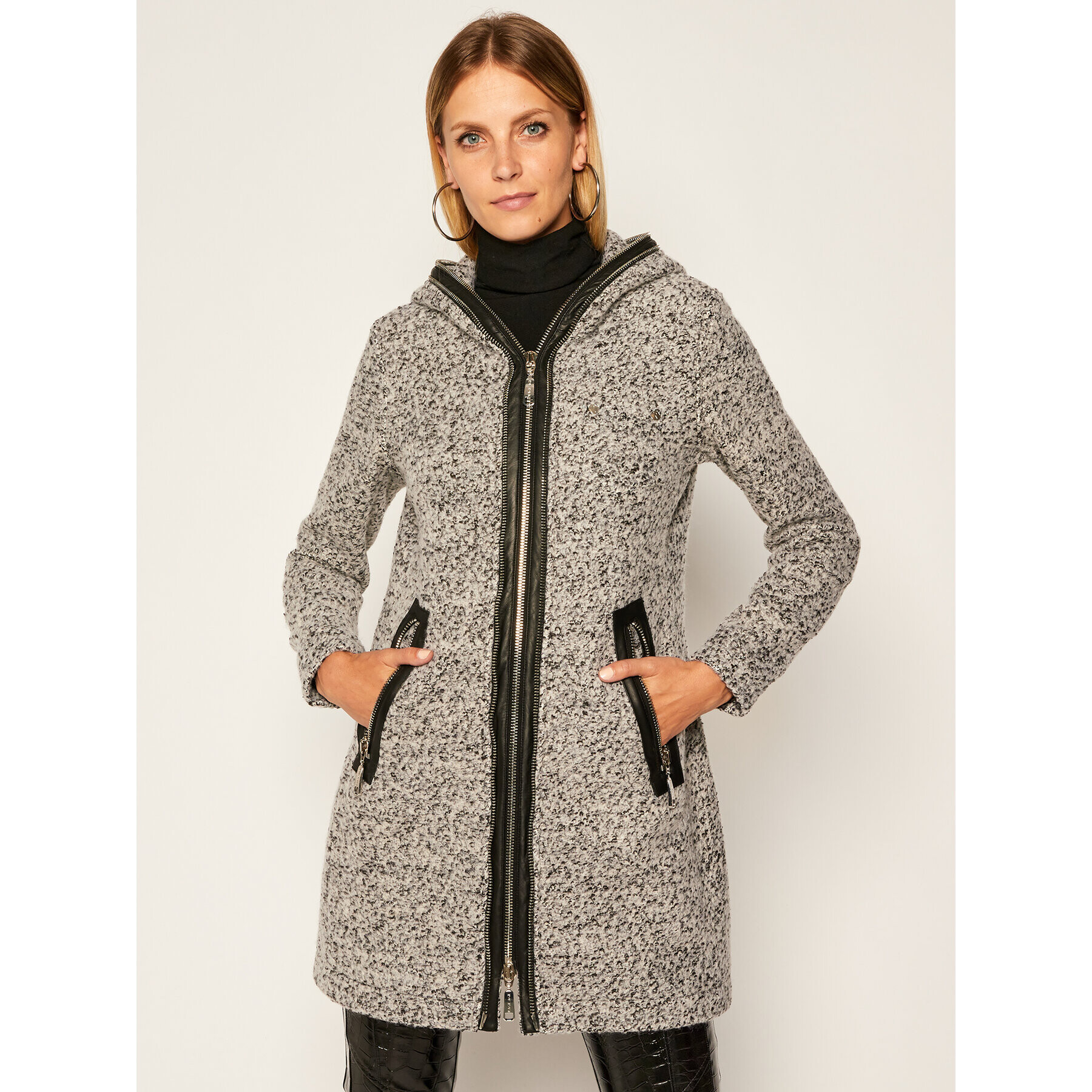 Rage Age Вълнено палто Cold Blood D3 Сив Regular Fit - Pepit.bg