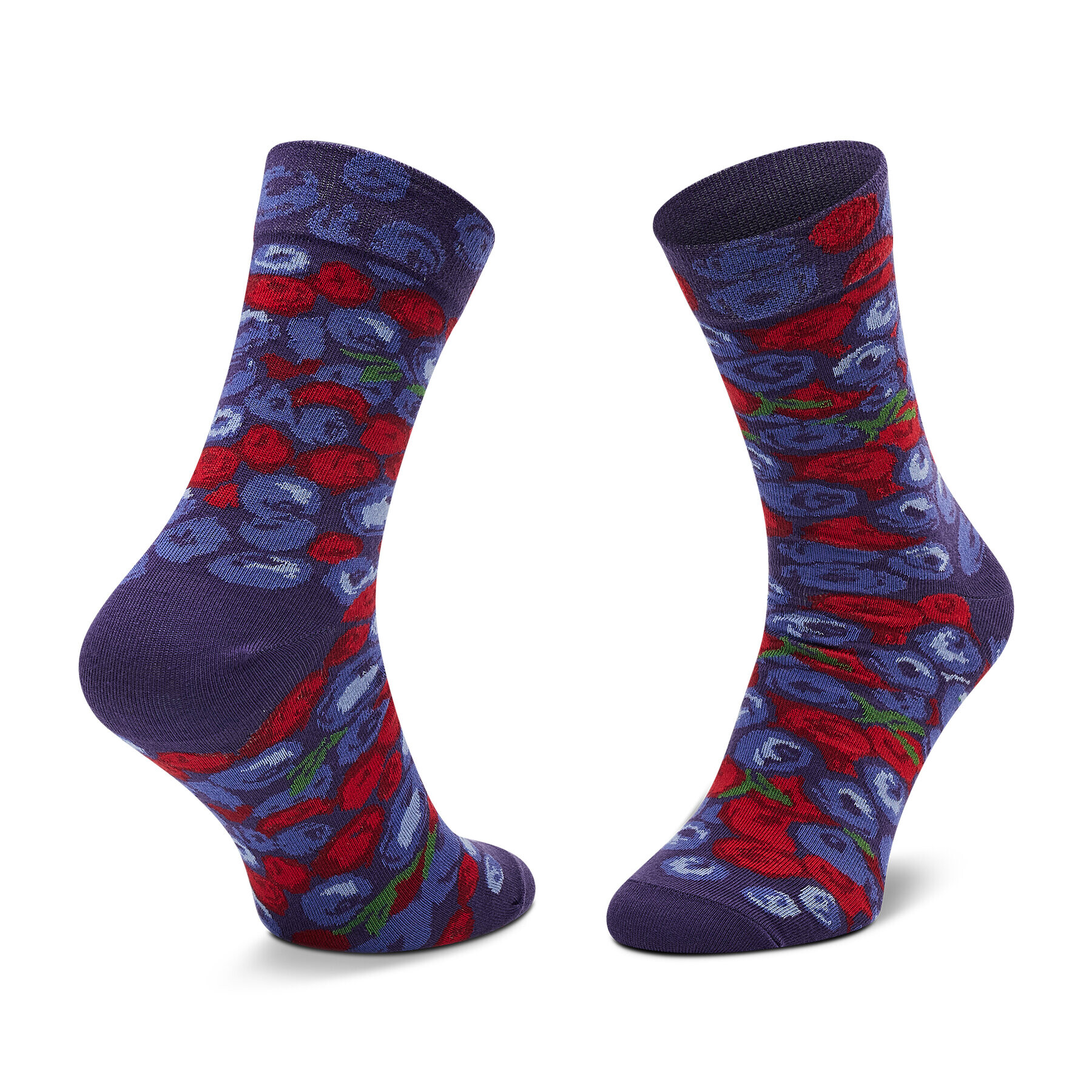 Rainbow Socks Комплект 2 чифта дълги чорапи мъжки Jar Socks Strawberries And Blueberries Цветен - Pepit.bg