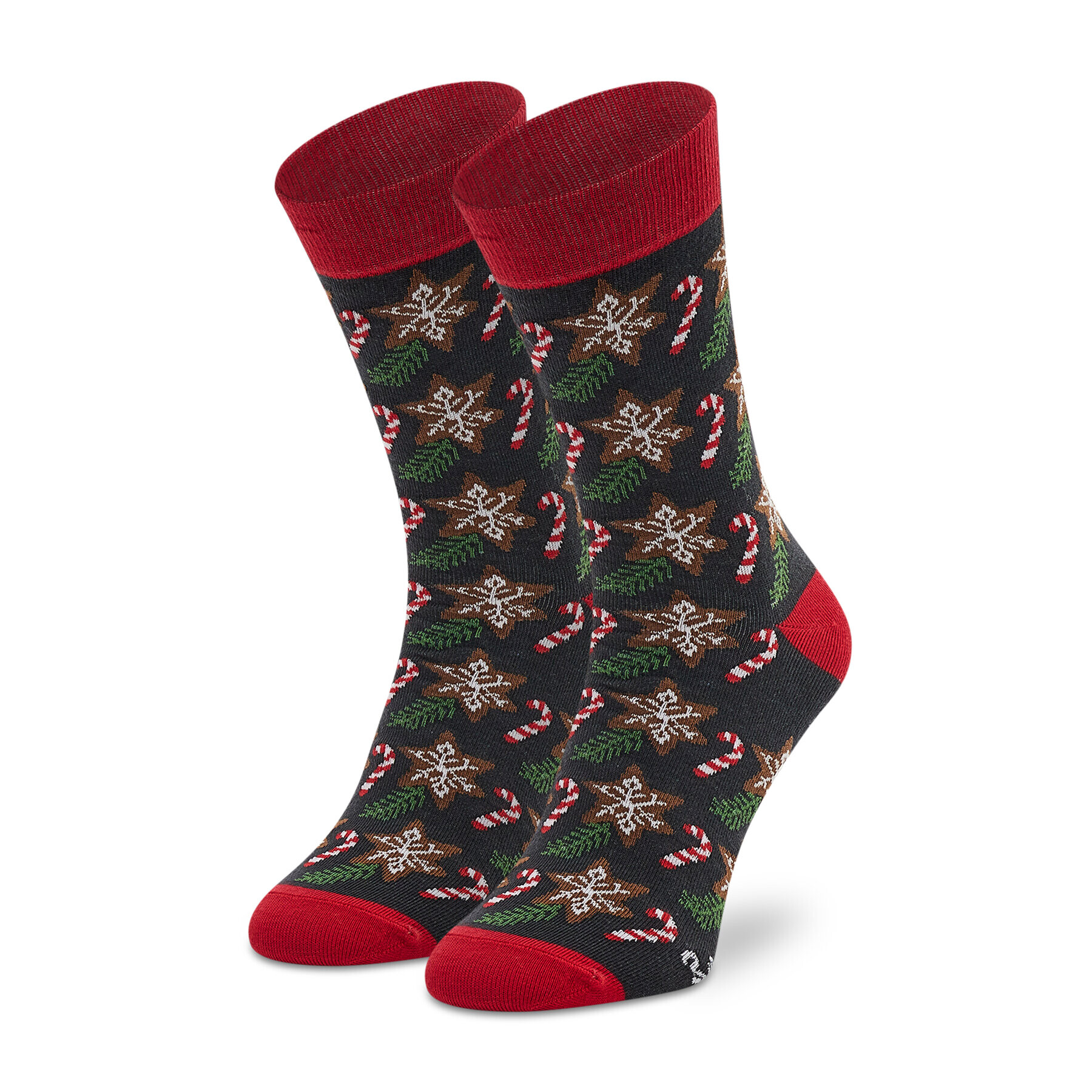 Rainbow Socks Комплект 3 чифта дълги чорапи мъжки Xmas Socks Box Stripes Pak 3 Зелен - Pepit.bg