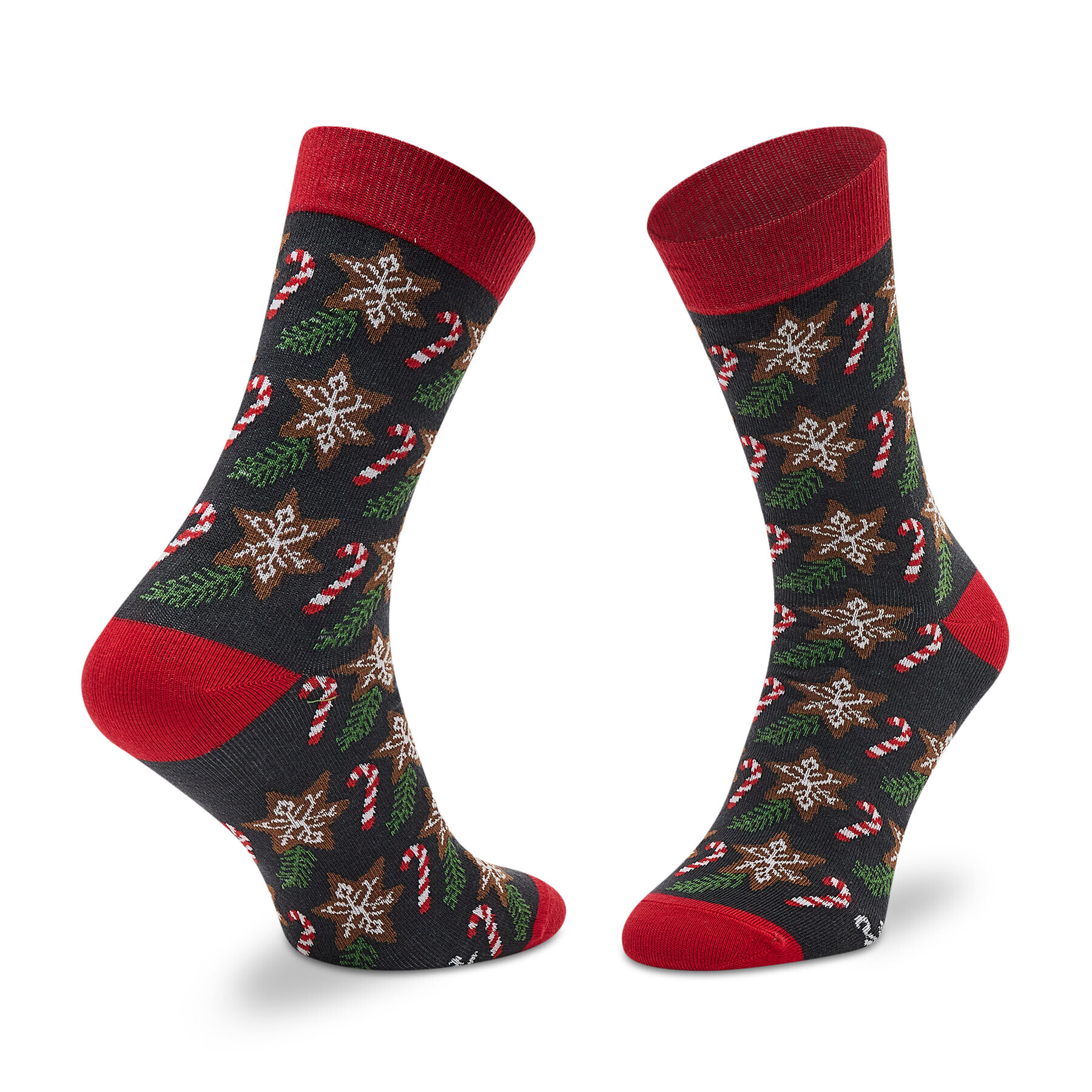 Rainbow Socks Комплект 3 чифта дълги чорапи мъжки Xmas Socks Box Stripes Pak 3 Зелен - Pepit.bg