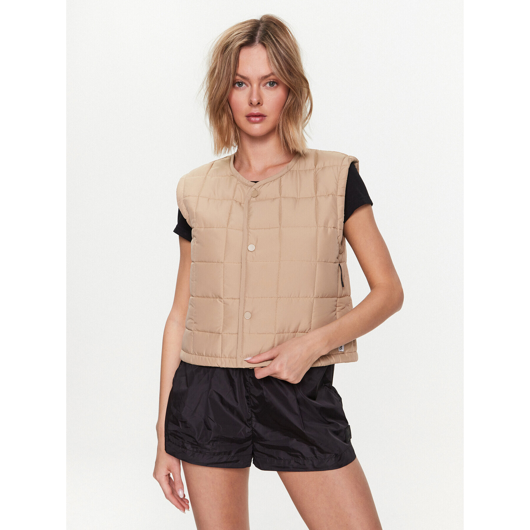Rains Елек 18190 Бежов Casual Fit - Pepit.bg