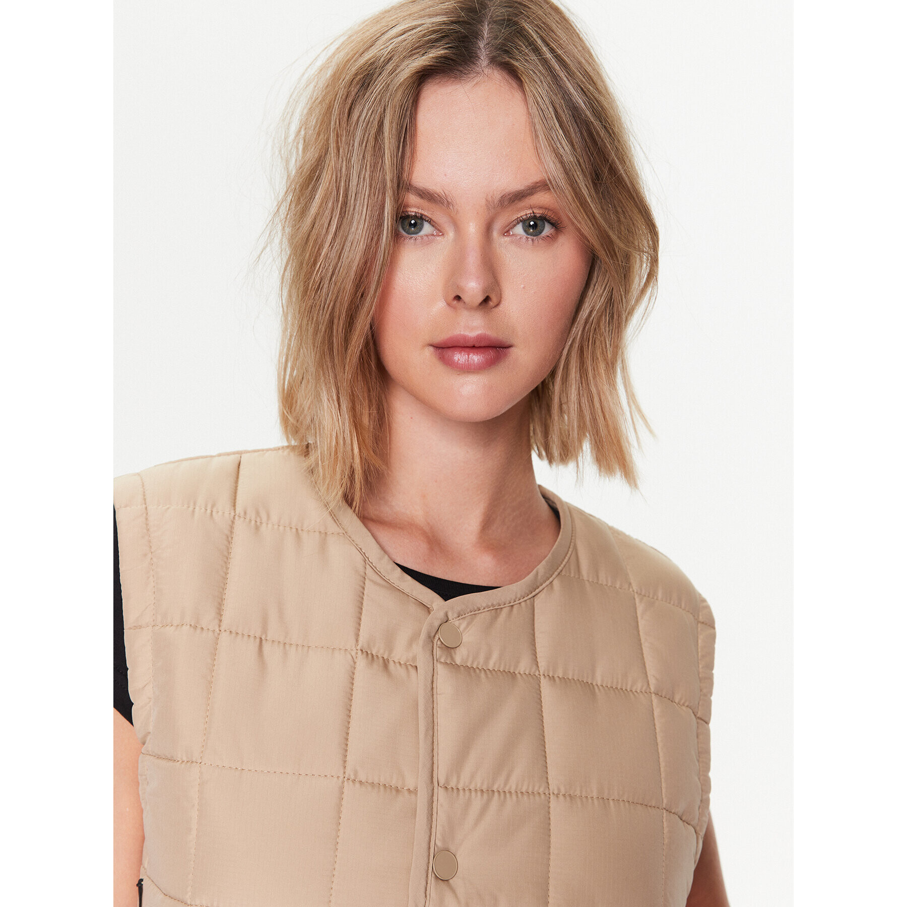 Rains Елек 18190 Бежов Casual Fit - Pepit.bg