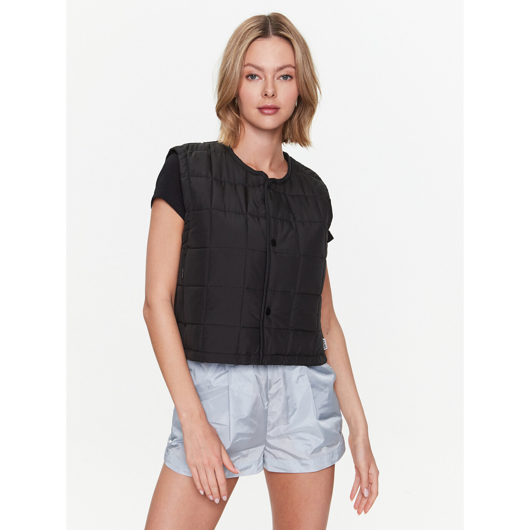 Rains Елек 18190 Черен Casual Fit - Pepit.bg