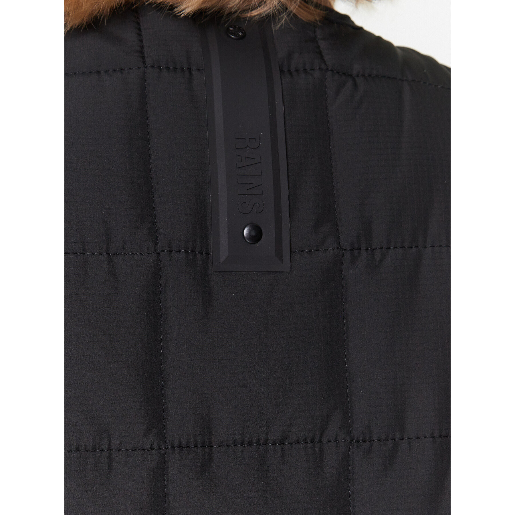 Rains Елек 18190 Черен Casual Fit - Pepit.bg