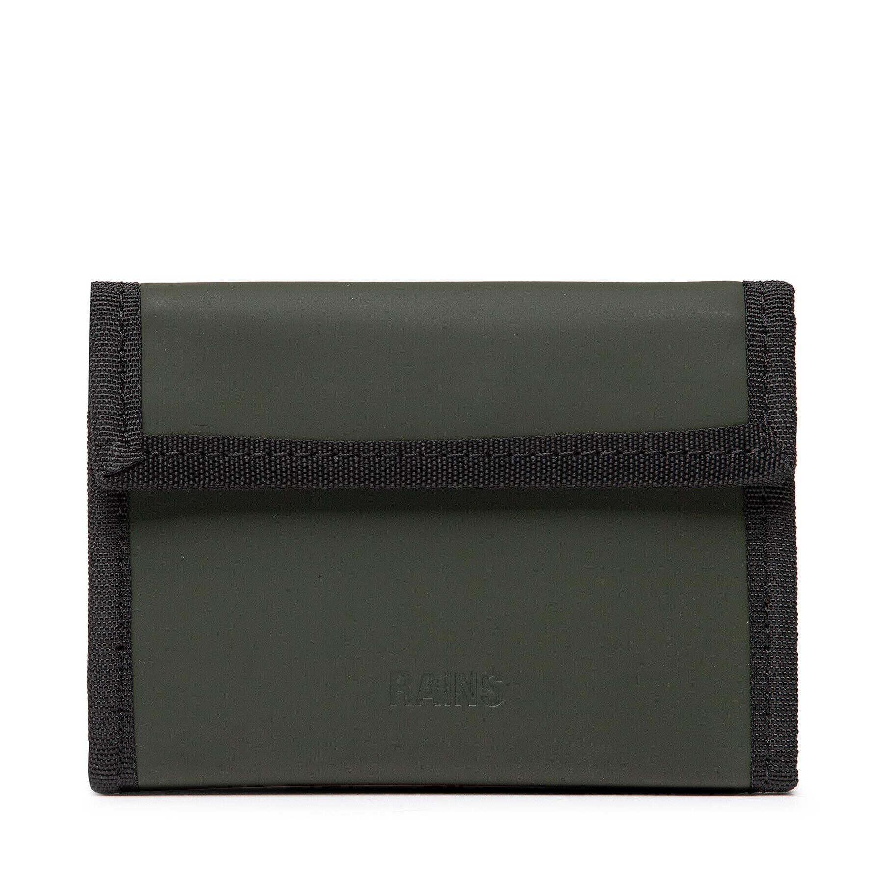 Rains Голям мъжки портфейл Velcro Wallet 16440 Зелен - Pepit.bg