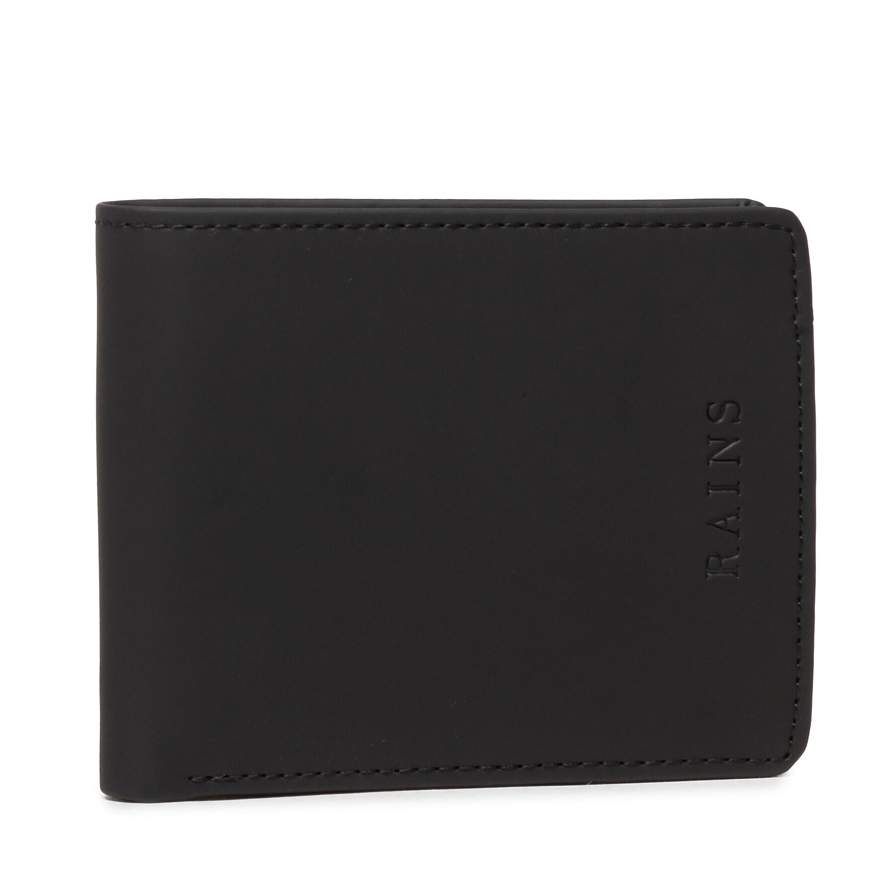 Rains Голям мъжки портфейл Folded Wallet 1660 Черен - Pepit.bg