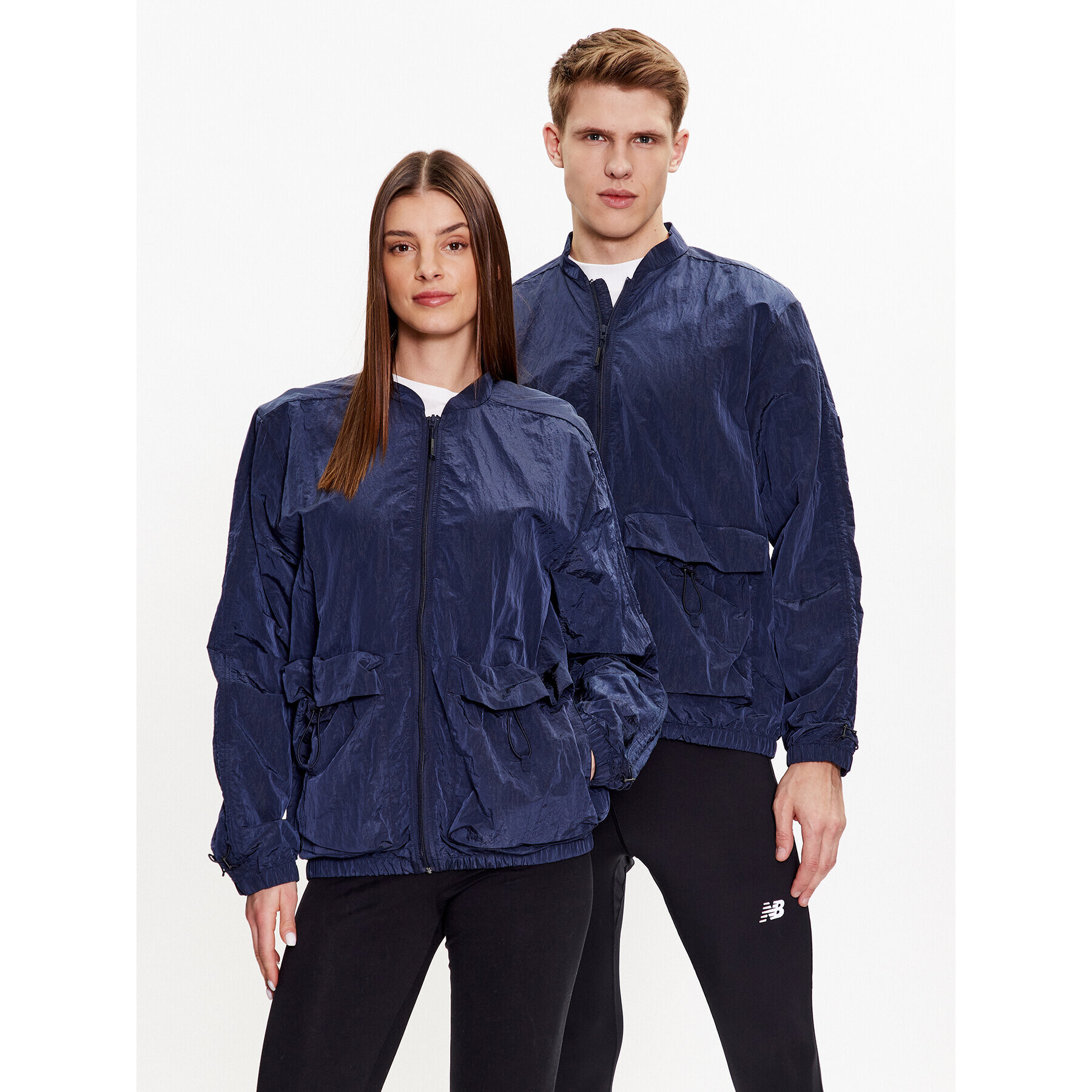 Rains Яке бомбър 18960 Син Casual Fit - Pepit.bg