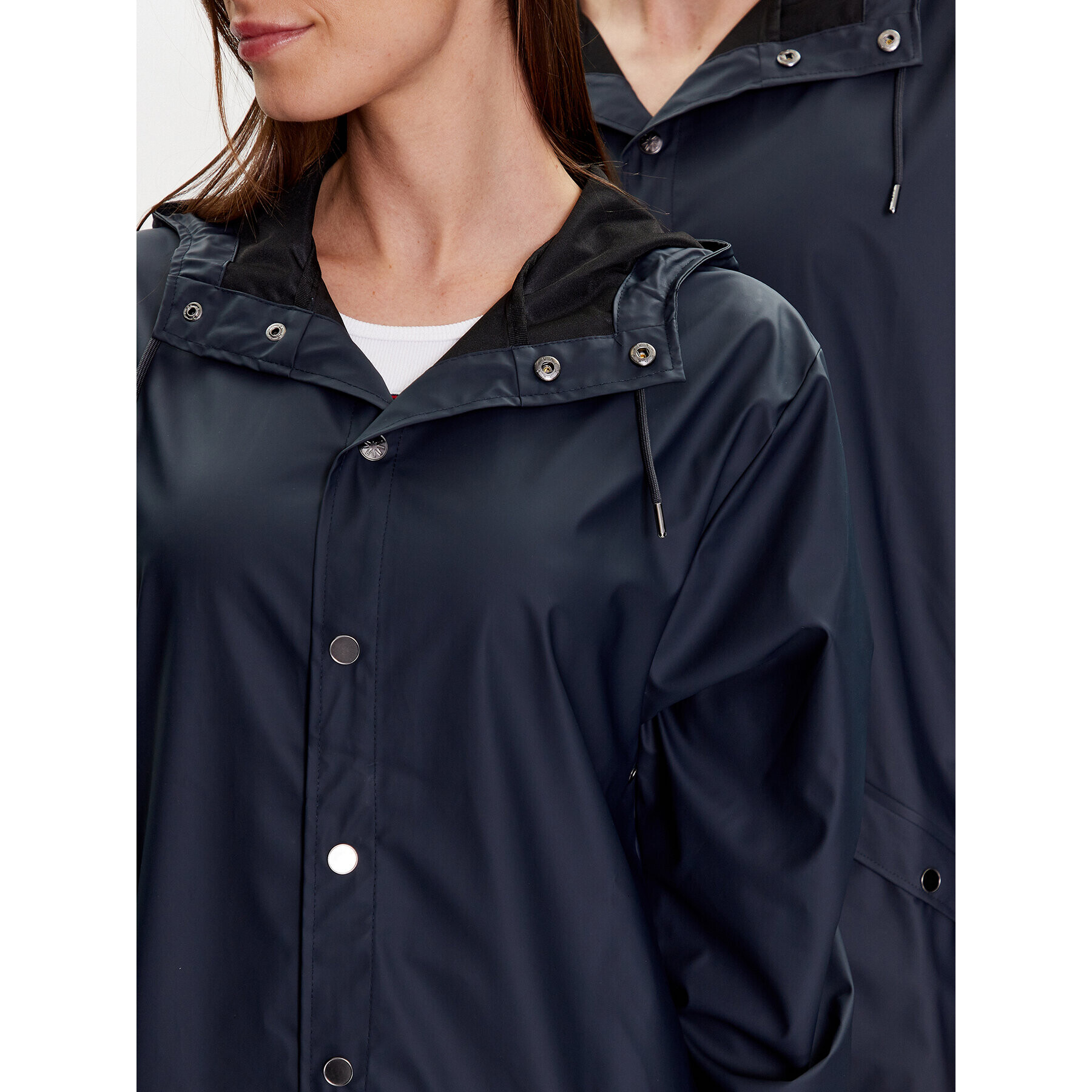 Rains Яке за дъжд 12010 Тъмносин Regular Fit - Pepit.bg