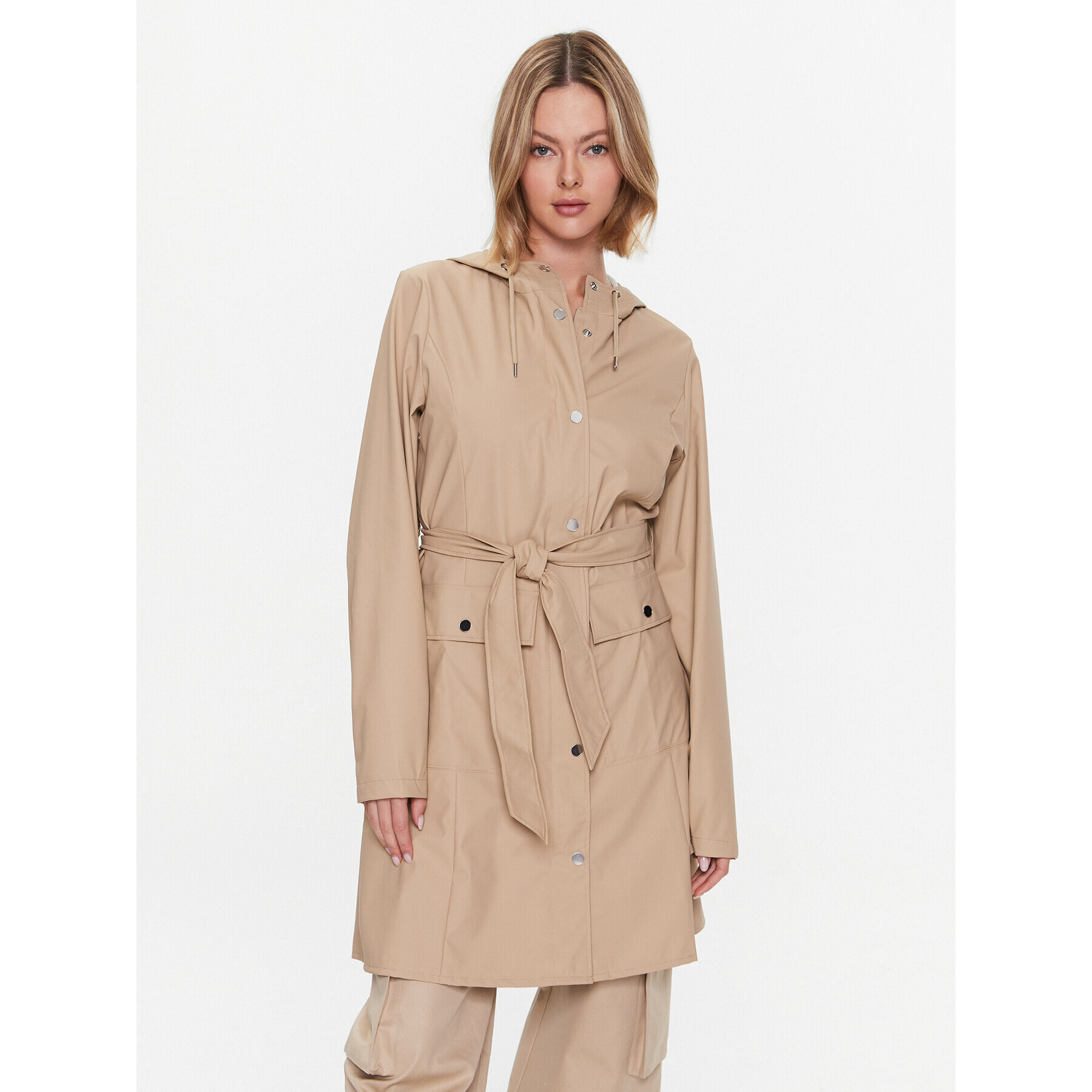 Rains Яке за дъжд 18130 Бежов Regular Fit - Pepit.bg