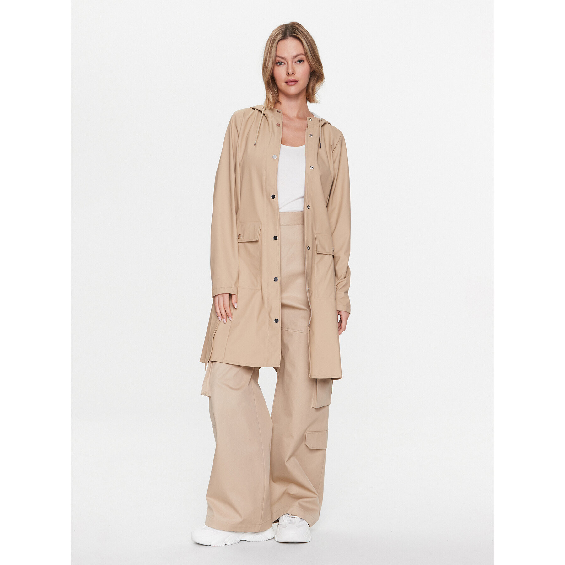 Rains Яке за дъжд 18130 Бежов Regular Fit - Pepit.bg