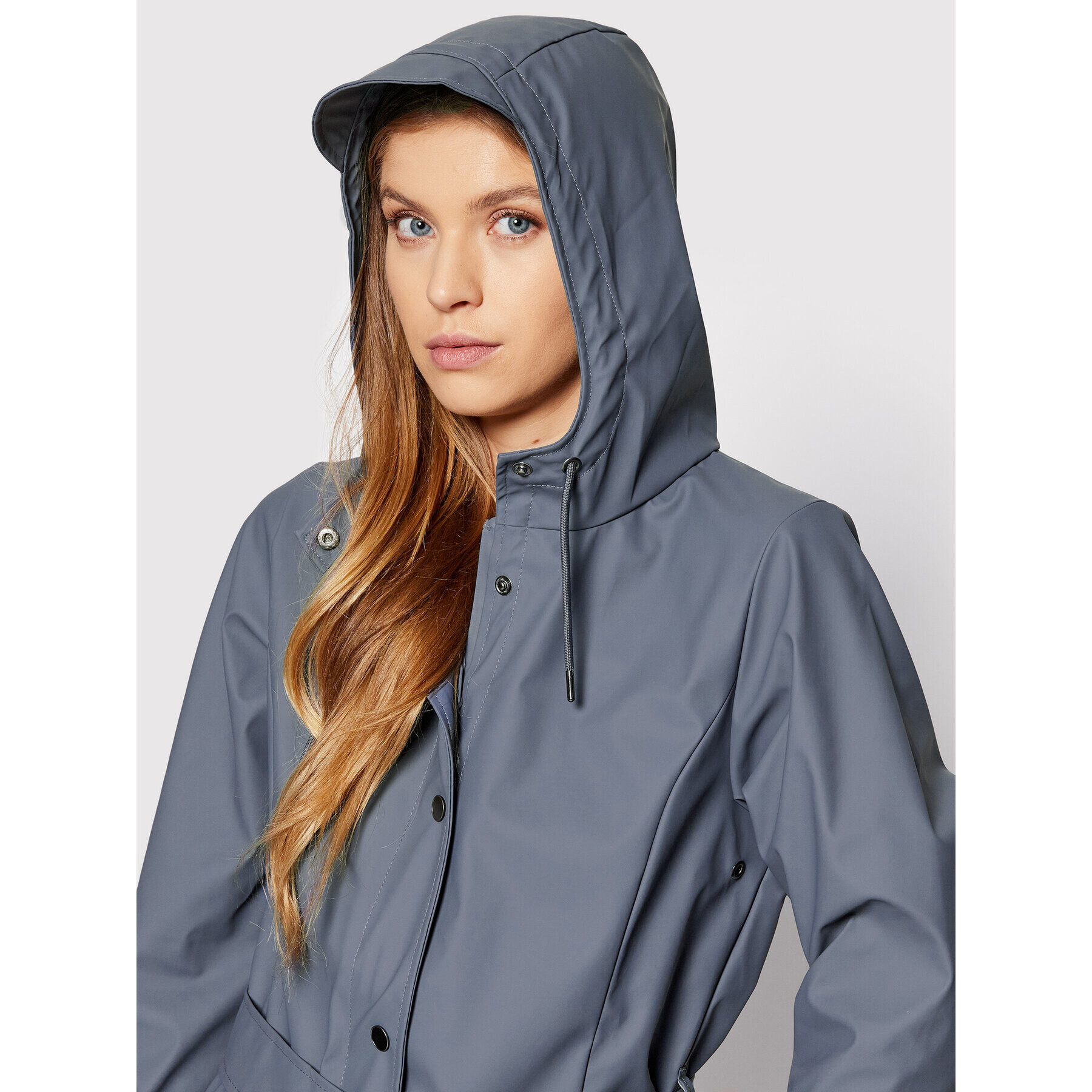 Rains Яке за дъжд 18130 Сив Regular Fit - Pepit.bg