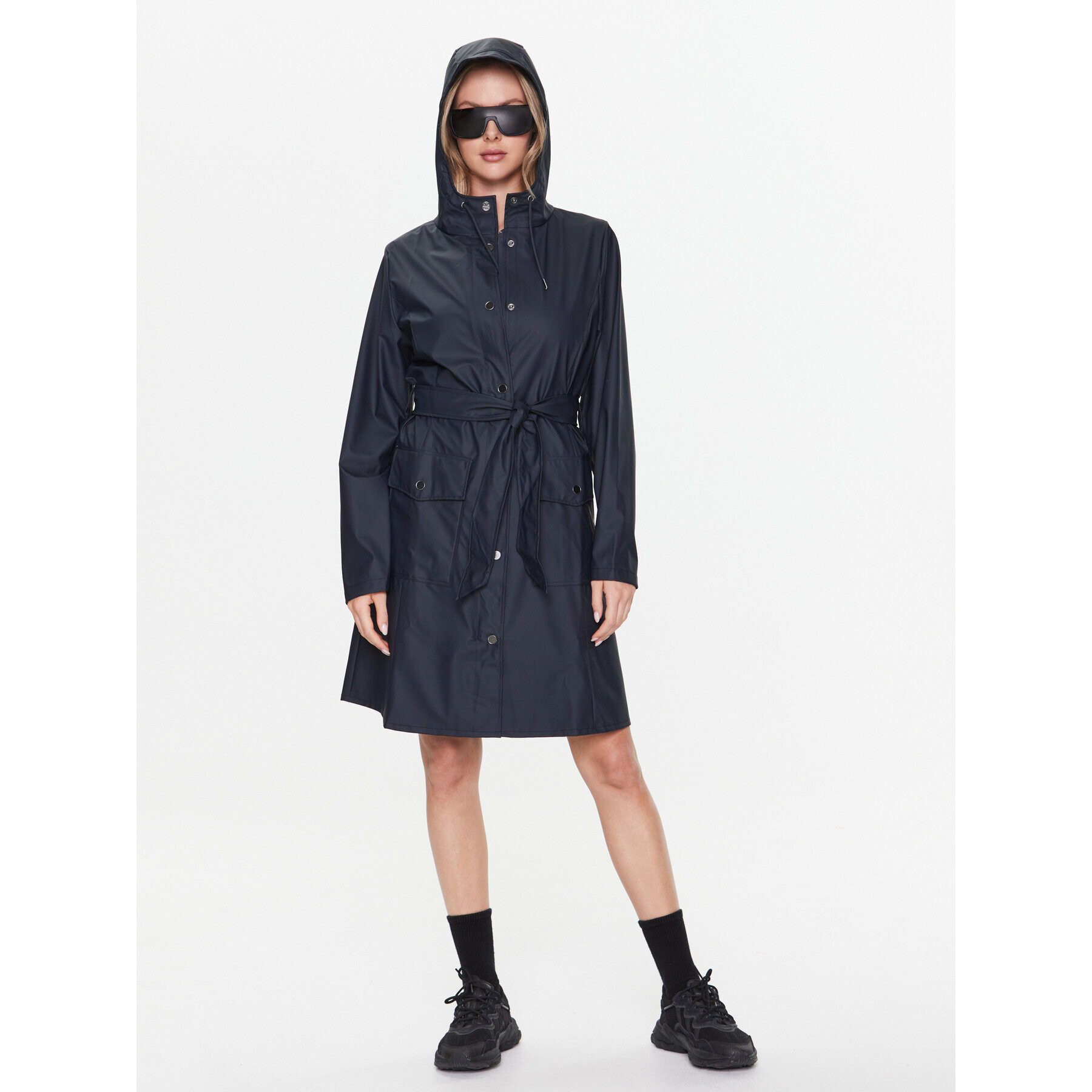 Rains Яке за дъжд 18130 Тъмносин Regular Fit - Pepit.bg