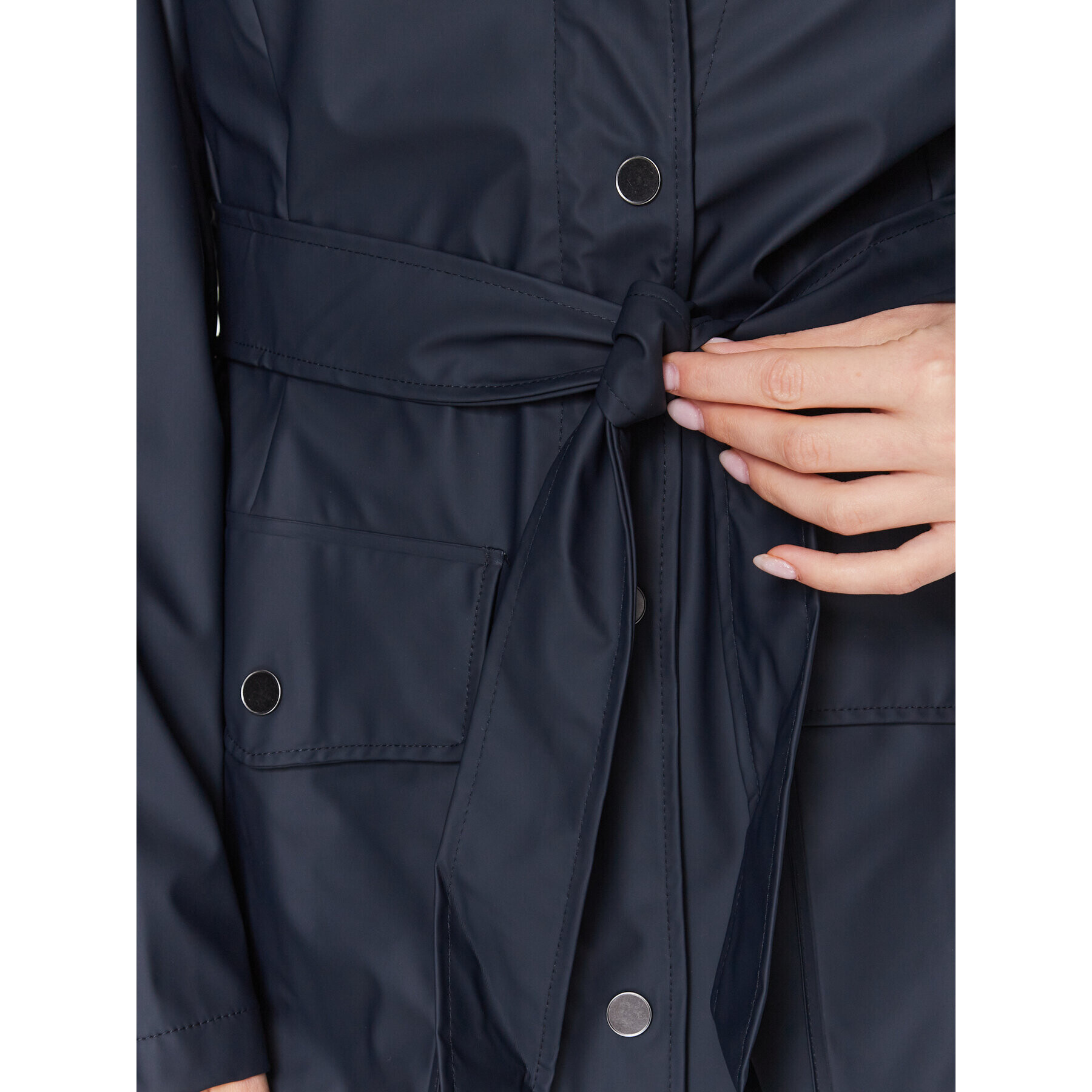 Rains Яке за дъжд 18130 Тъмносин Regular Fit - Pepit.bg