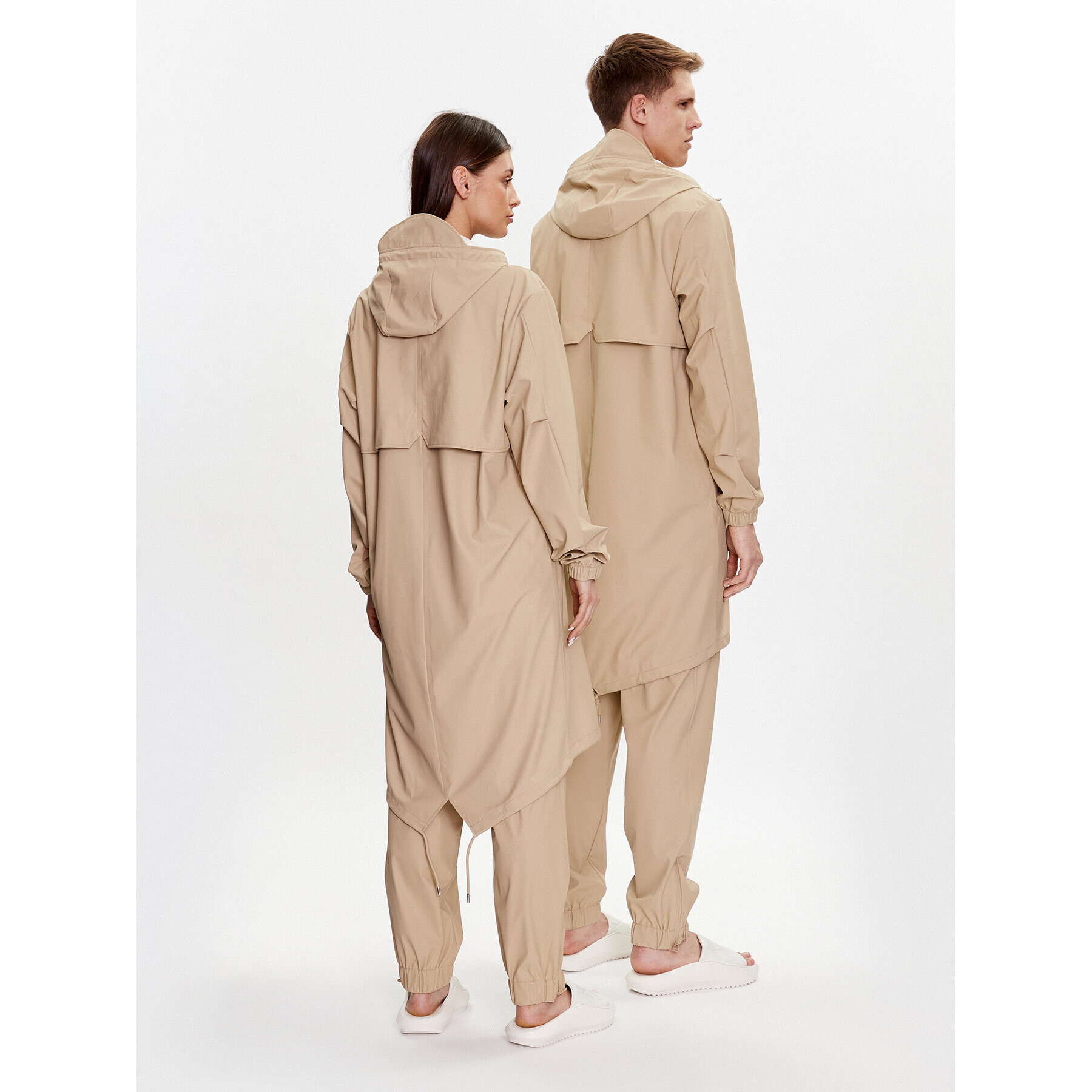 Rains Яке за дъжд 18140 Бежов Casual Fit - Pepit.bg