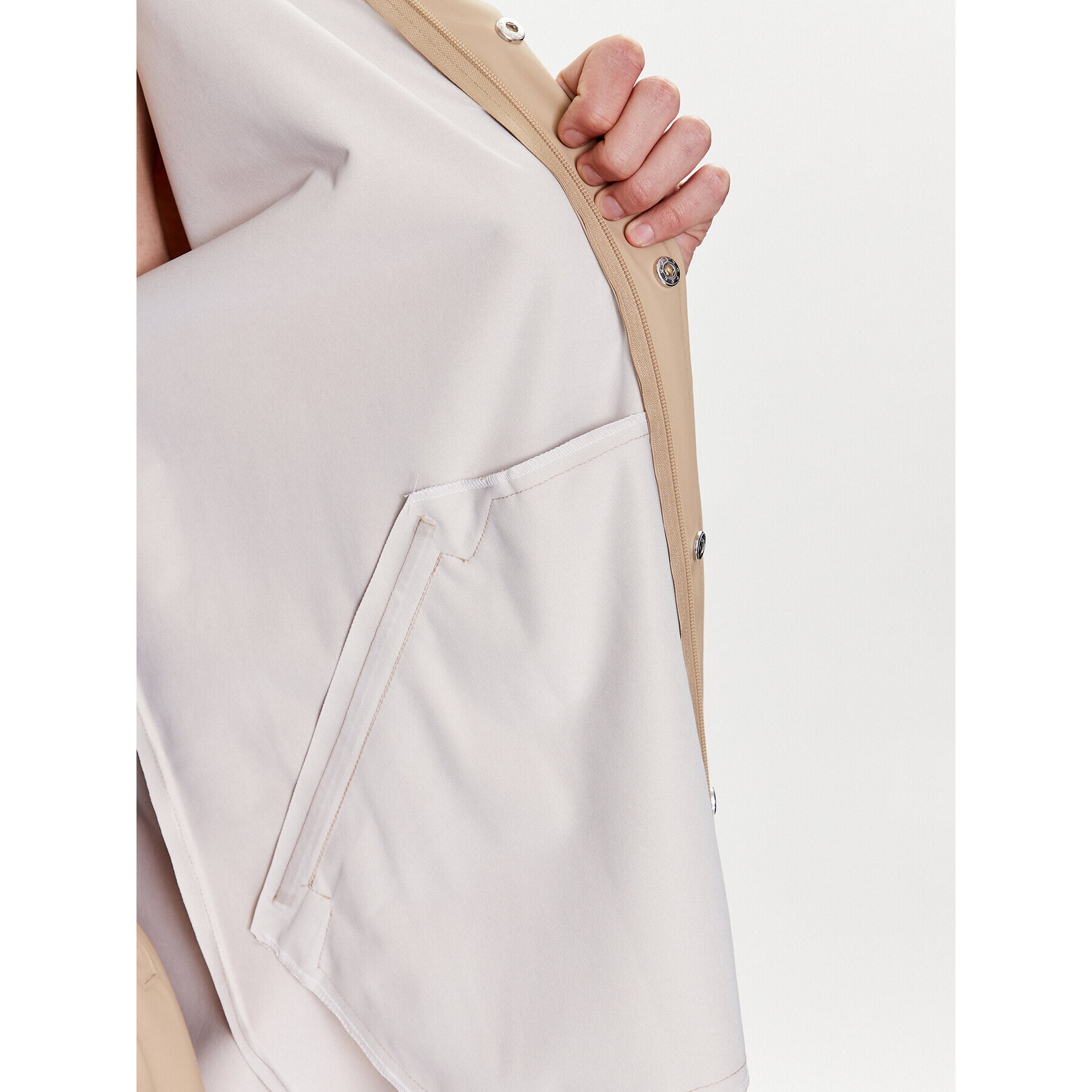 Rains Яке за дъжд 18140 Бежов Casual Fit - Pepit.bg