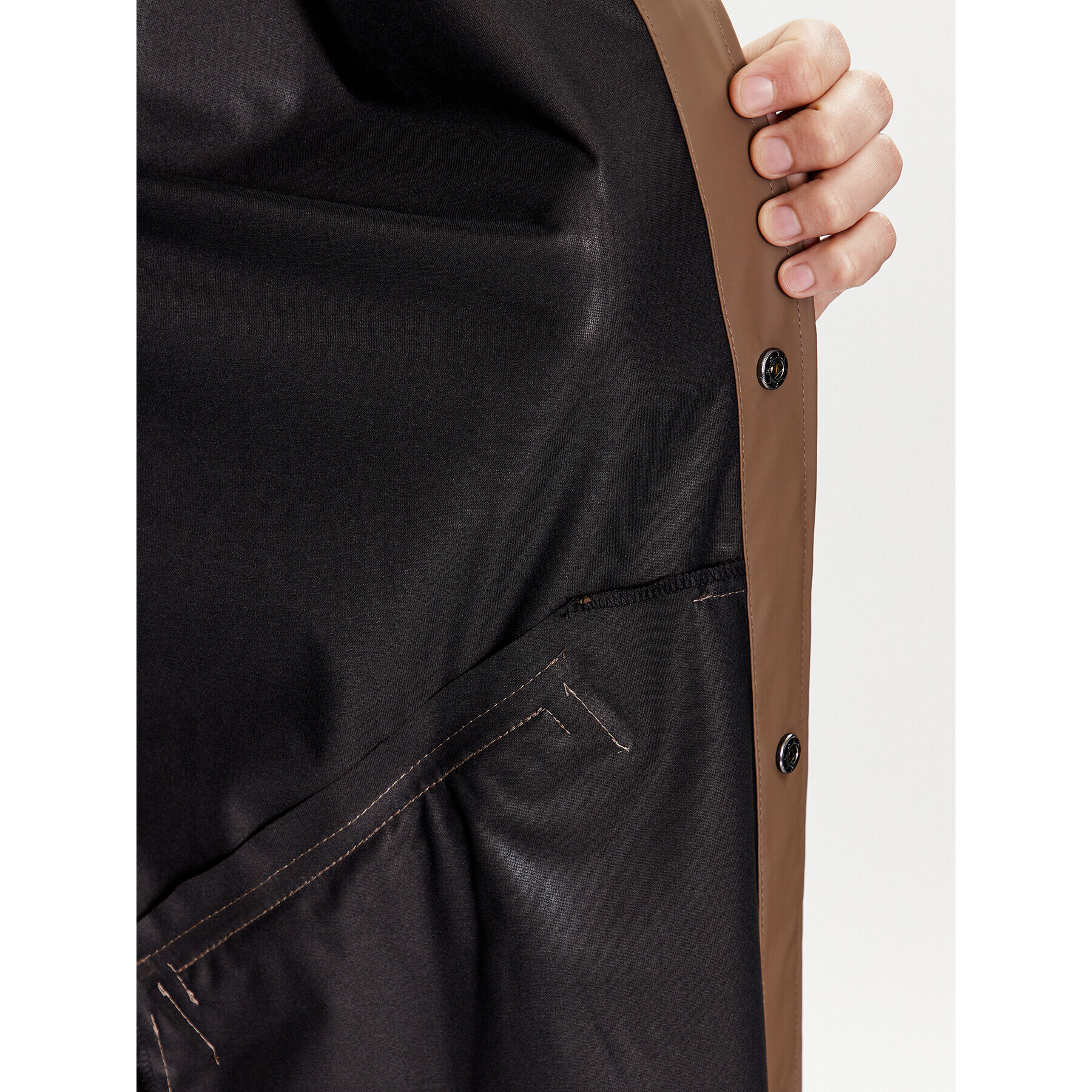 Rains Яке за дъжд 18360 Кафяв Regular Fit - Pepit.bg