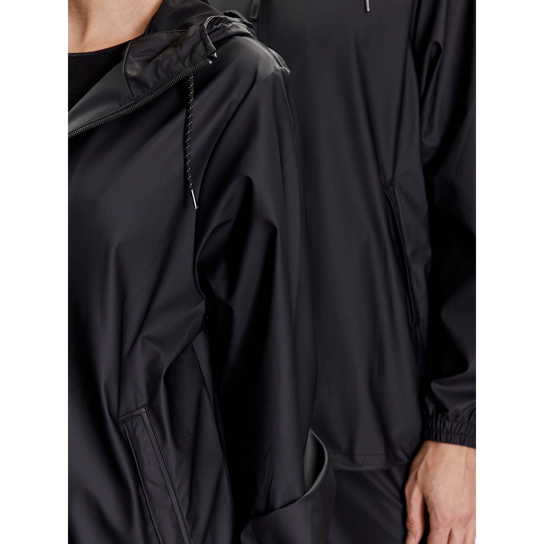 Rains Яке за дъжд 18370 Черен Regular Fit - Pepit.bg