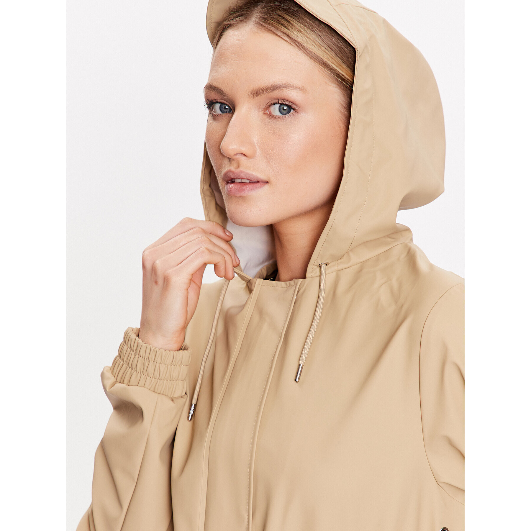Rains Яке за дъжд 18550 Бежов Casual Fit - Pepit.bg