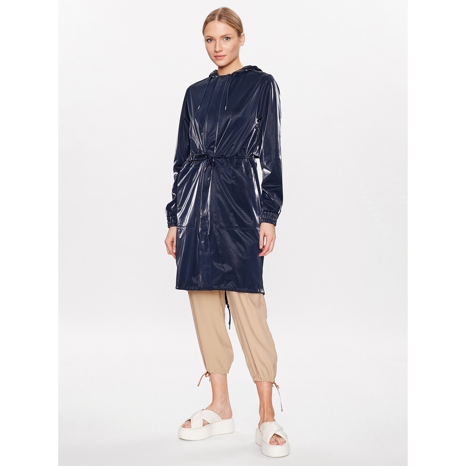 Rains Яке за дъжд 18550 Син Casual Fit - Pepit.bg