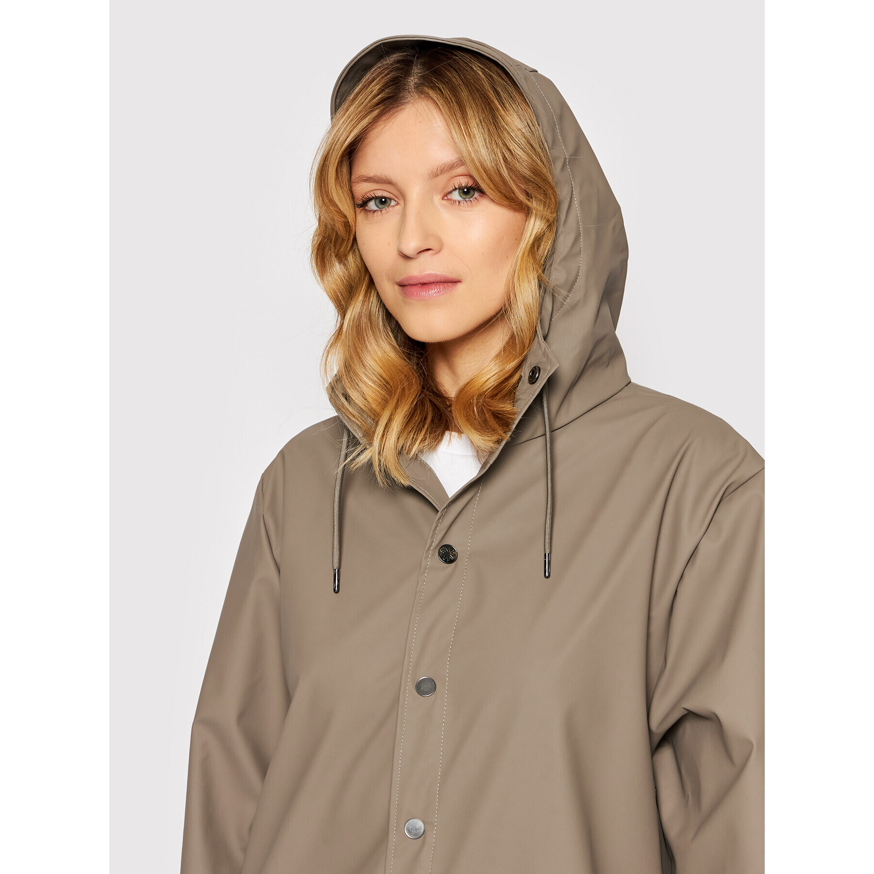 Rains Яке за дъжд Unisex 12010 Кафяв Regular Fit - Pepit.bg