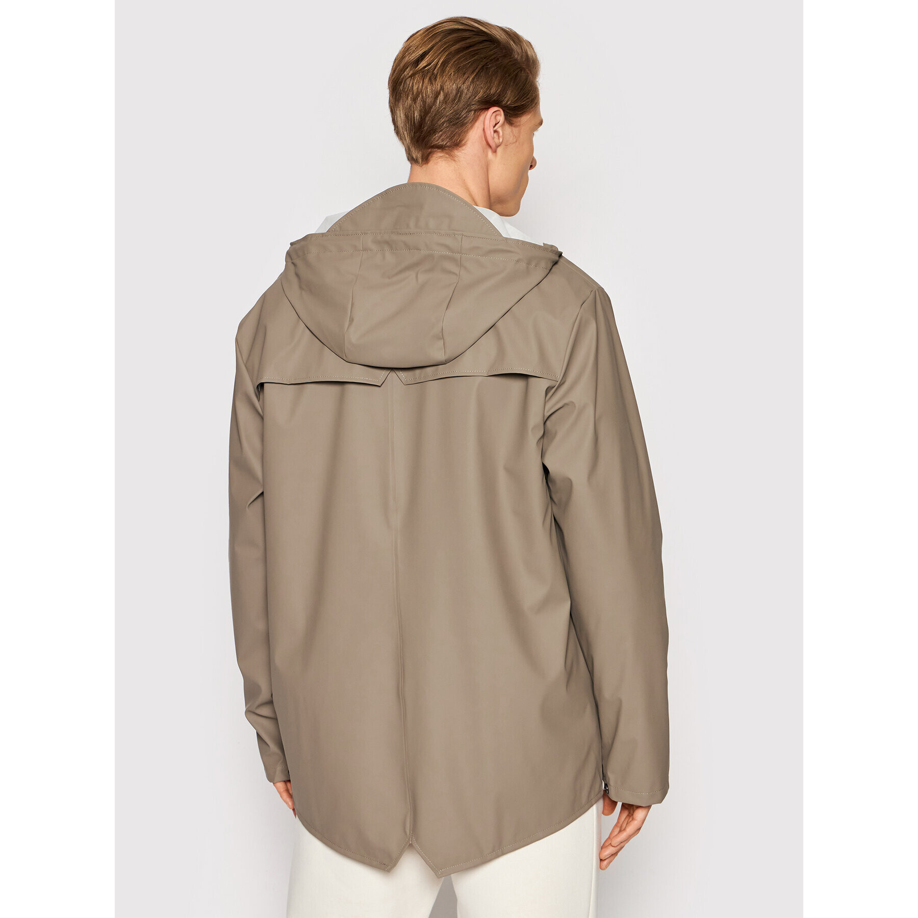 Rains Яке за дъжд Unisex 12010 Кафяв Regular Fit - Pepit.bg