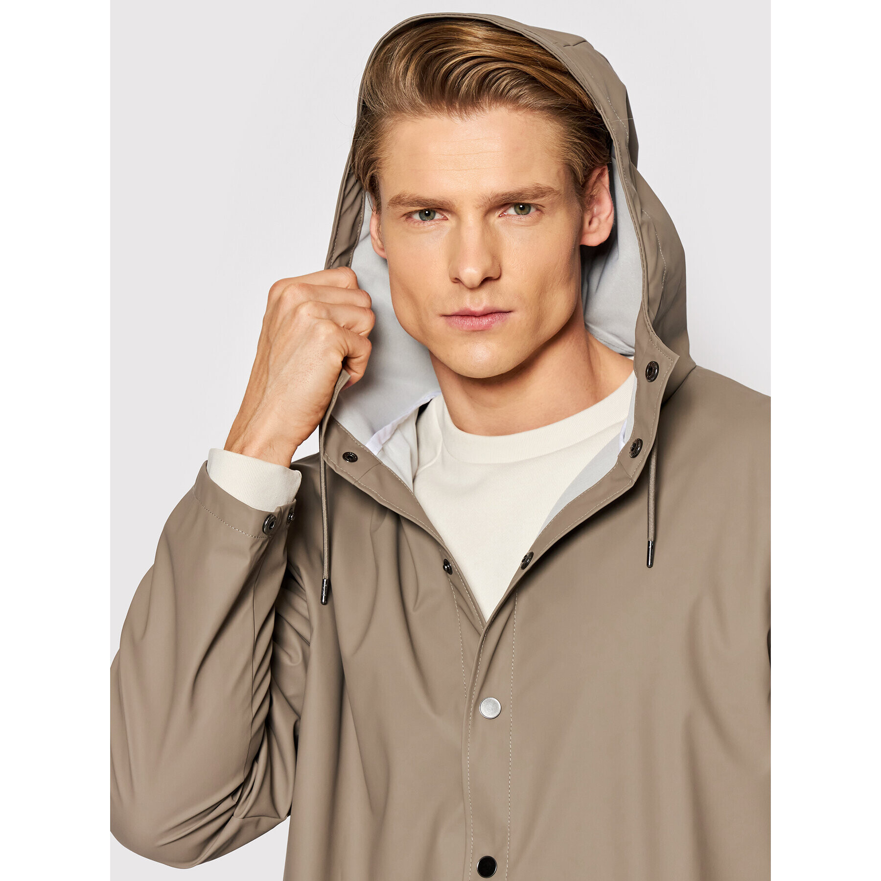 Rains Яке за дъжд Unisex 12010 Кафяв Regular Fit - Pepit.bg