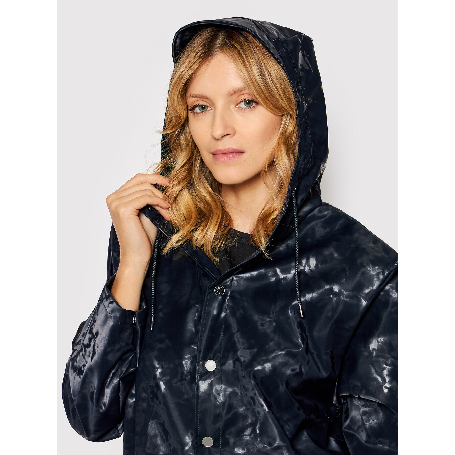 Rains Яке за дъжд Unisex 12010 Тъмносин Regular Fit - Pepit.bg