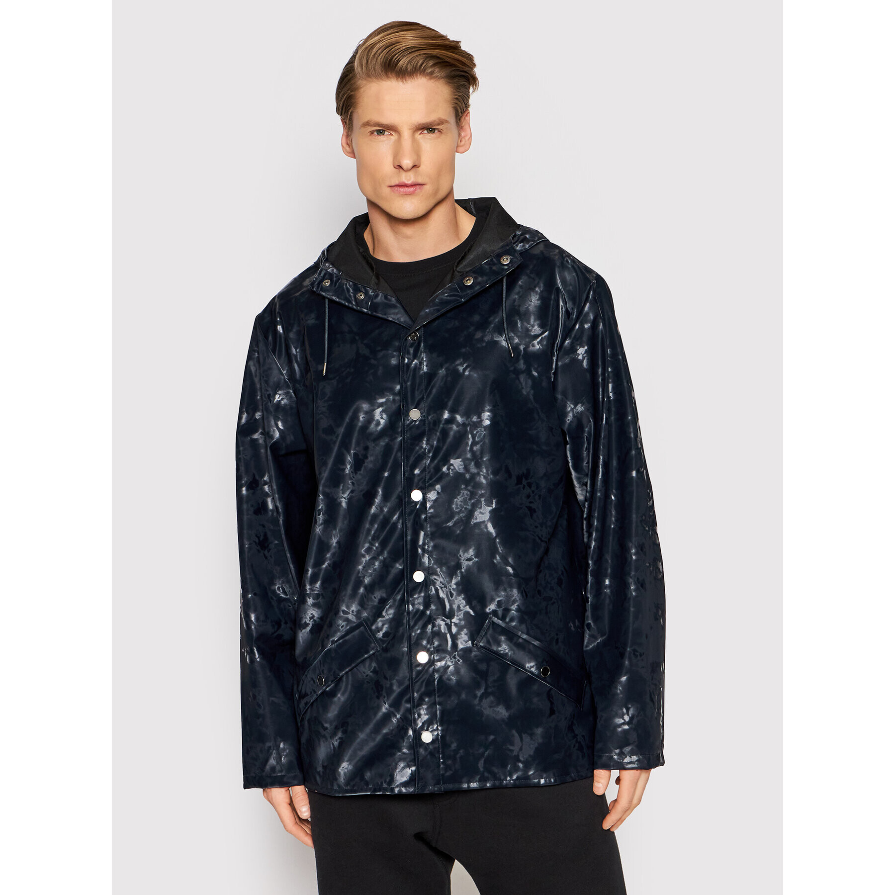 Rains Яке за дъжд Unisex 12010 Тъмносин Regular Fit - Pepit.bg