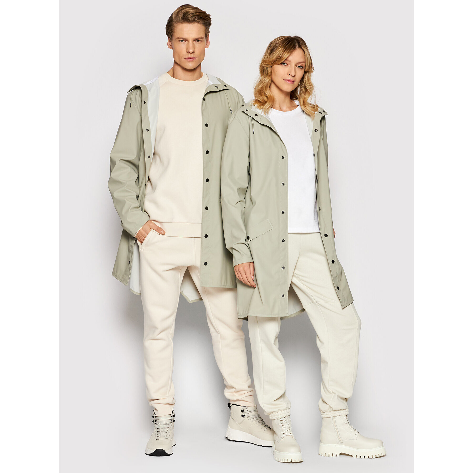 Rains Яке за дъжд Unisex 12020 Сив Regular Fit - Pepit.bg