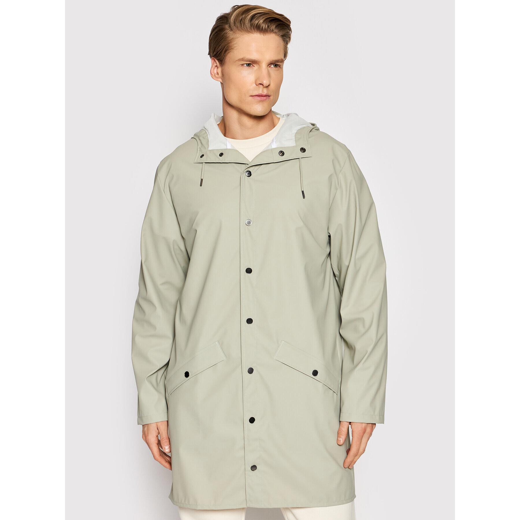 Rains Яке за дъжд Unisex 12020 Сив Regular Fit - Pepit.bg