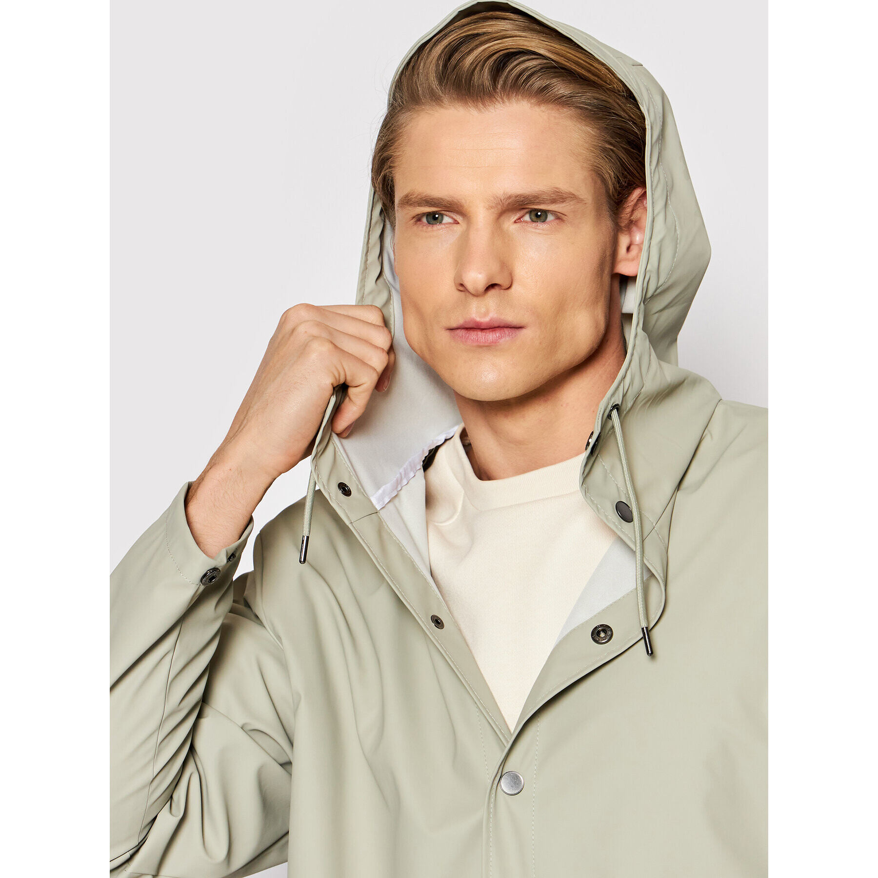 Rains Яке за дъжд Unisex 12020 Сив Regular Fit - Pepit.bg