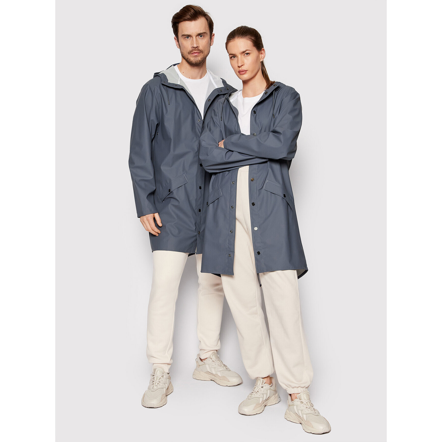 Rains Яке за дъжд Unisex 12020 Тъмносин Regular Fit - Pepit.bg