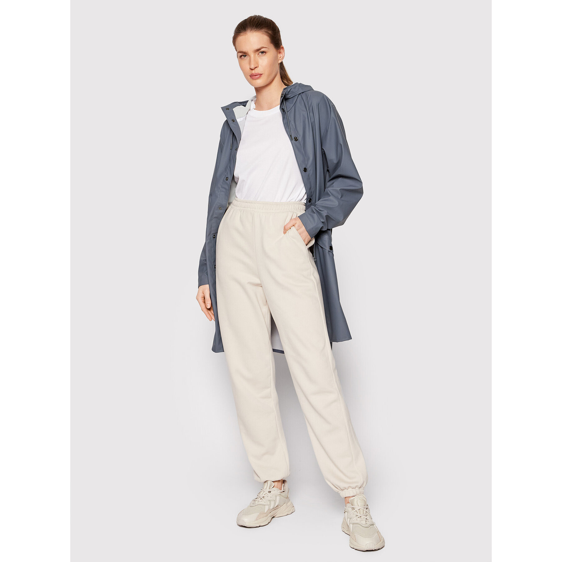 Rains Яке за дъжд Unisex 12020 Тъмносин Regular Fit - Pepit.bg