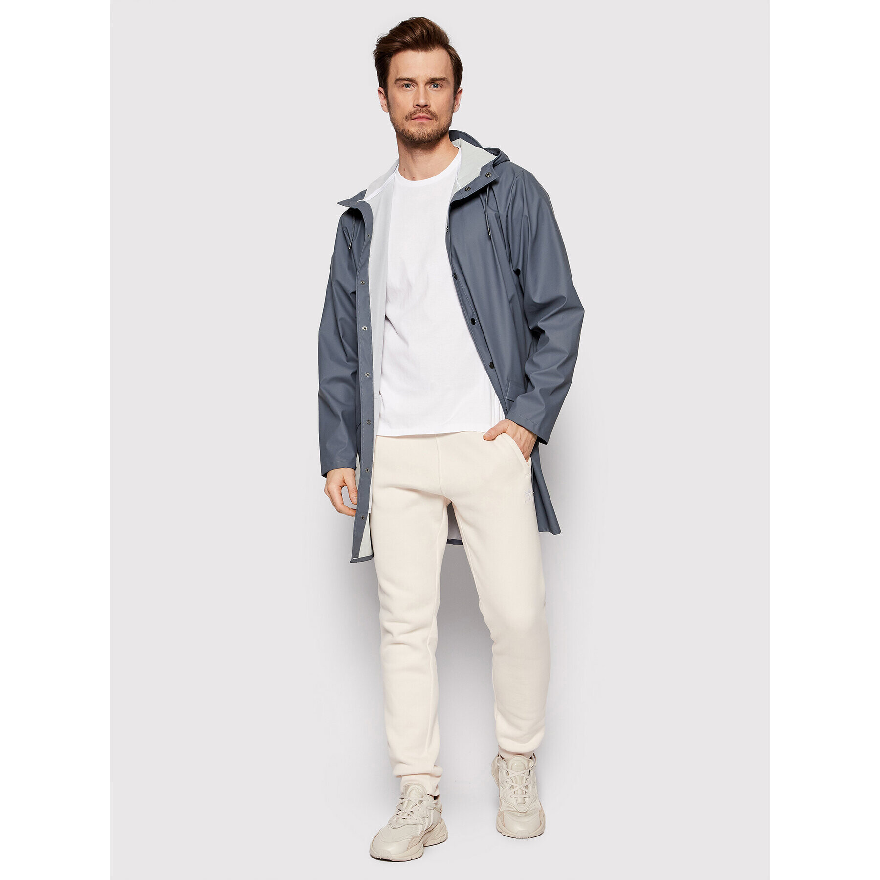 Rains Яке за дъжд Unisex 12020 Тъмносин Regular Fit - Pepit.bg