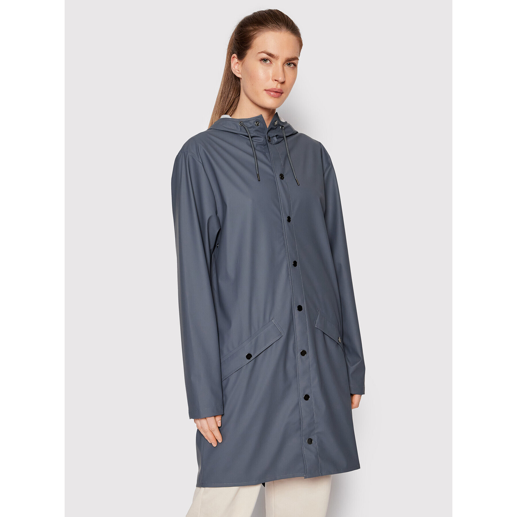 Rains Яке за дъжд Unisex 12020 Тъмносин Regular Fit - Pepit.bg