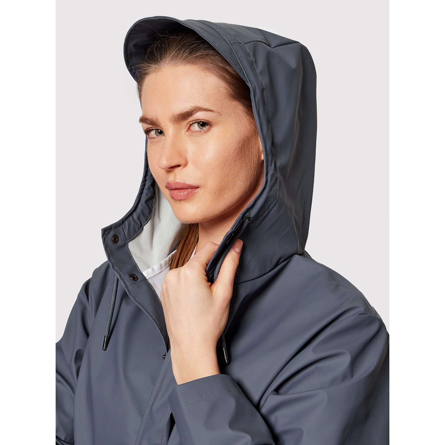 Rains Яке за дъжд Unisex 12020 Тъмносин Regular Fit - Pepit.bg