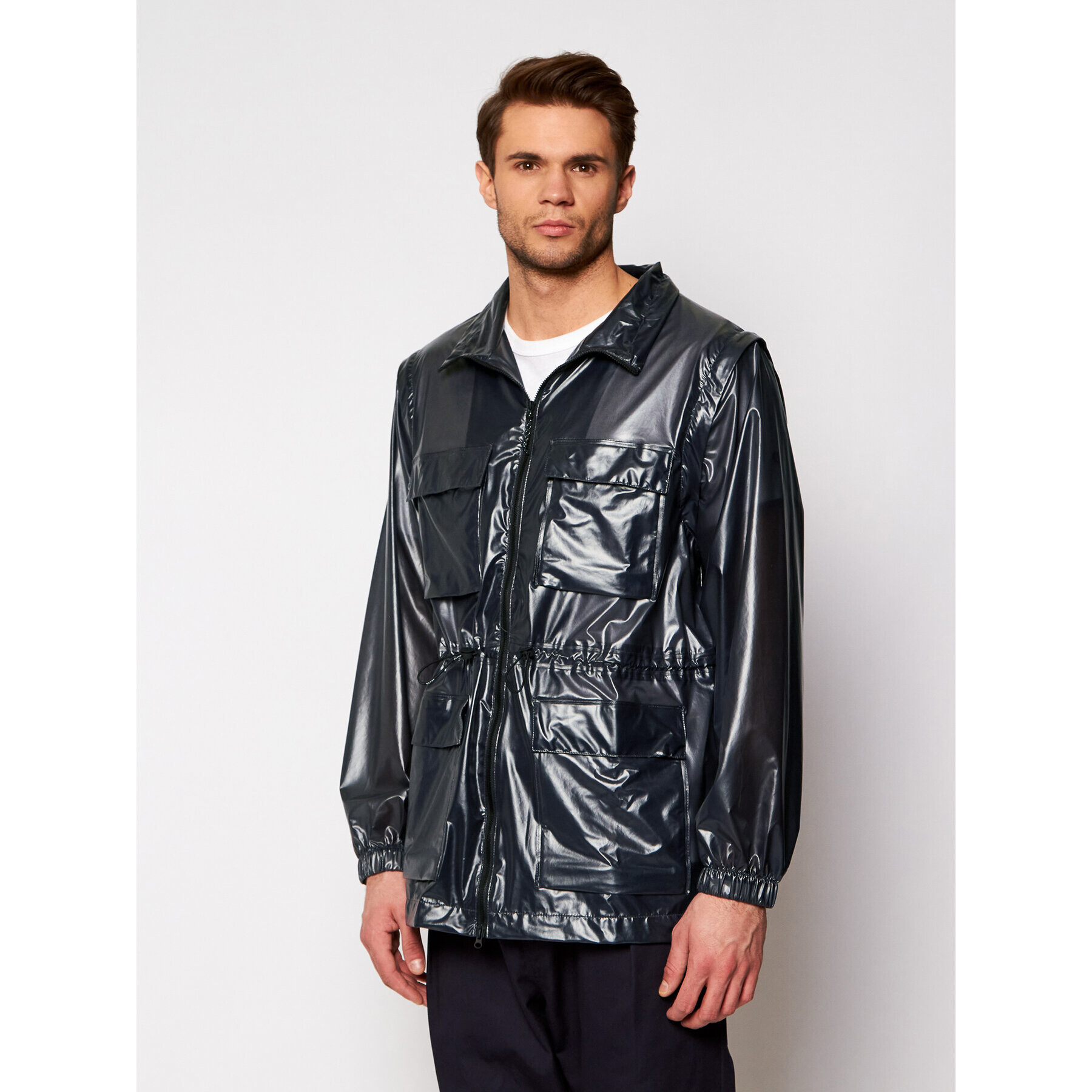 Rains Яке за дъжд Unisex 1846 Черен Regular Fit - Pepit.bg