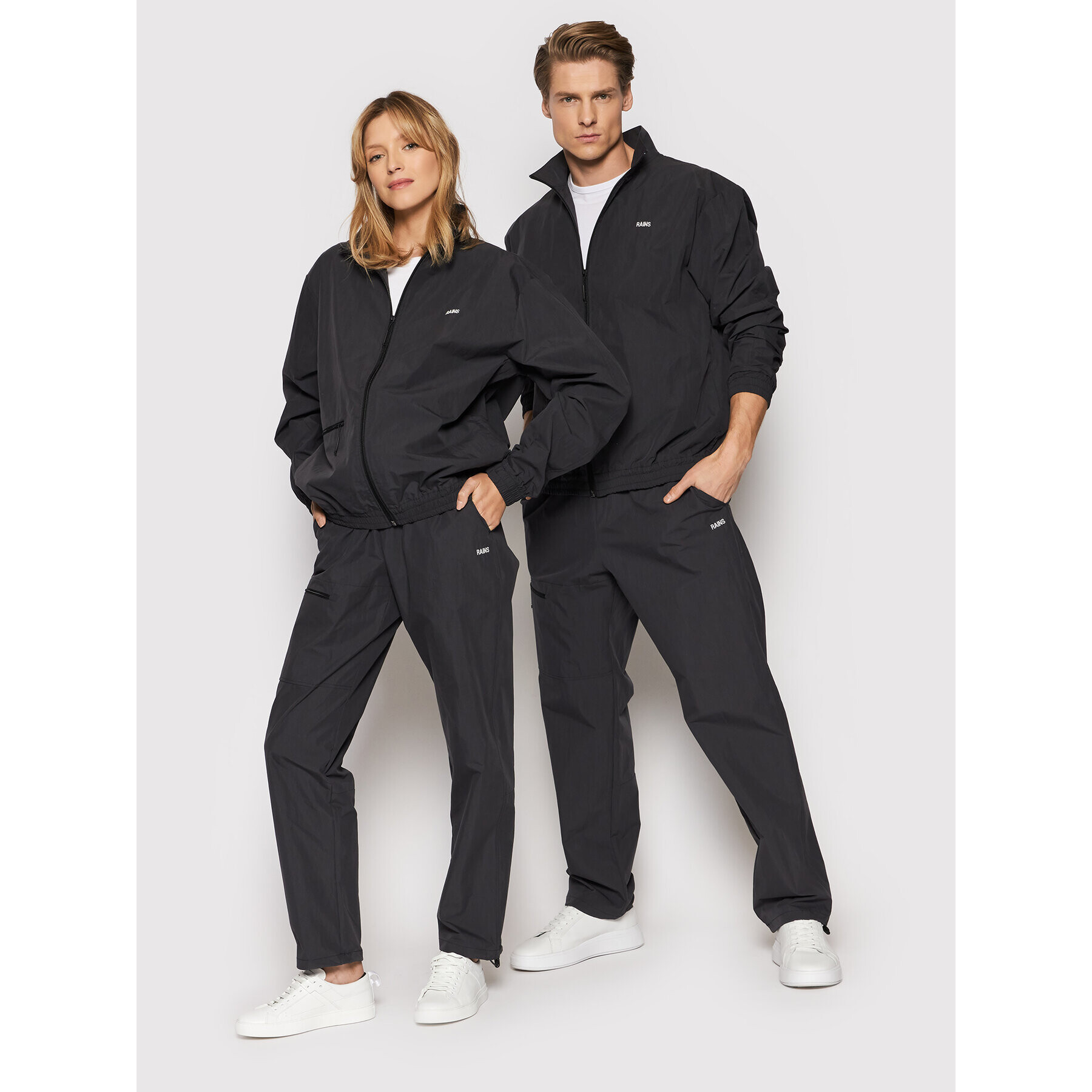 Rains Панталони за дъжд Unisex 18700 Черен Regular Fit - Pepit.bg
