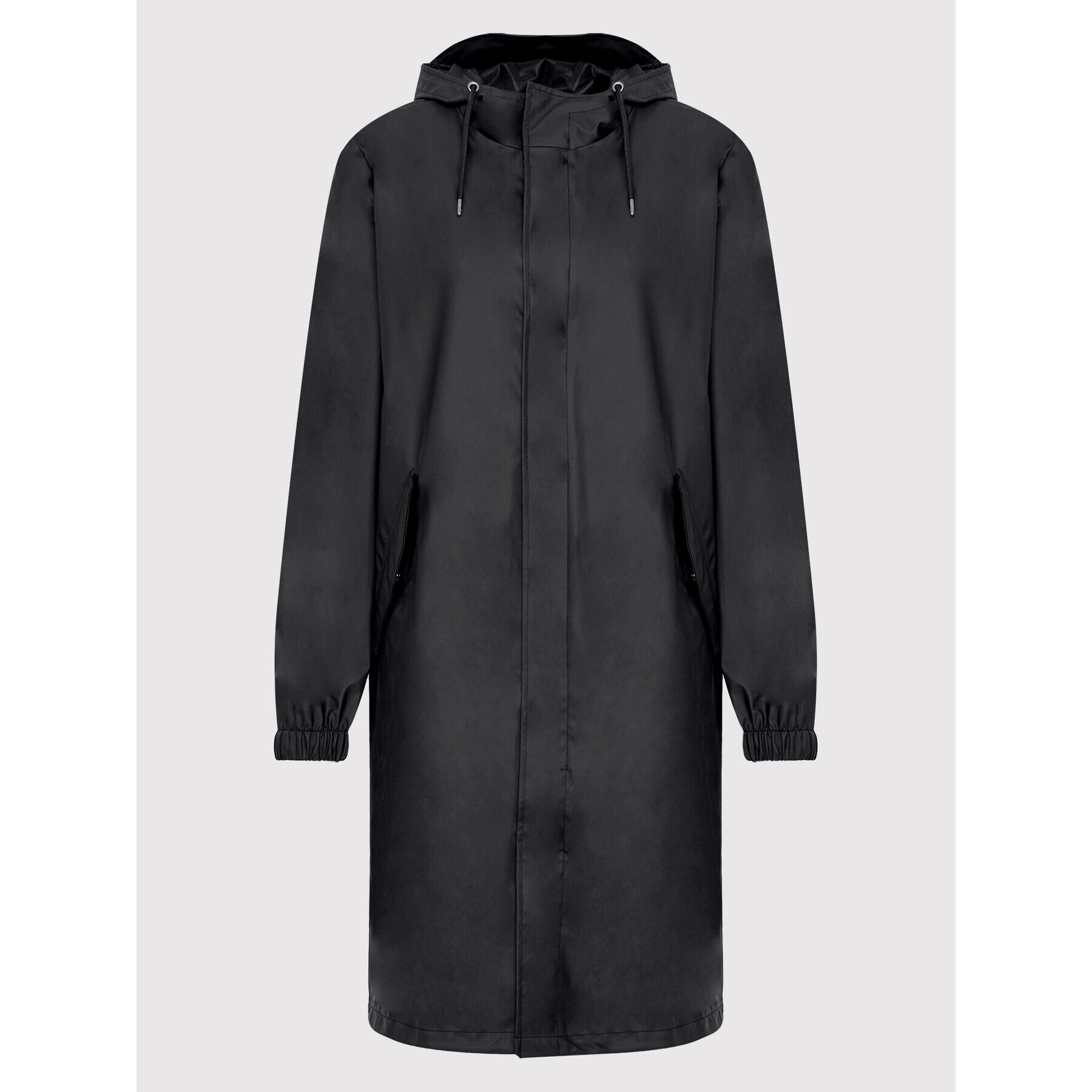 Rains Парка Unisex 18140 Черен Regular Fit - Pepit.bg