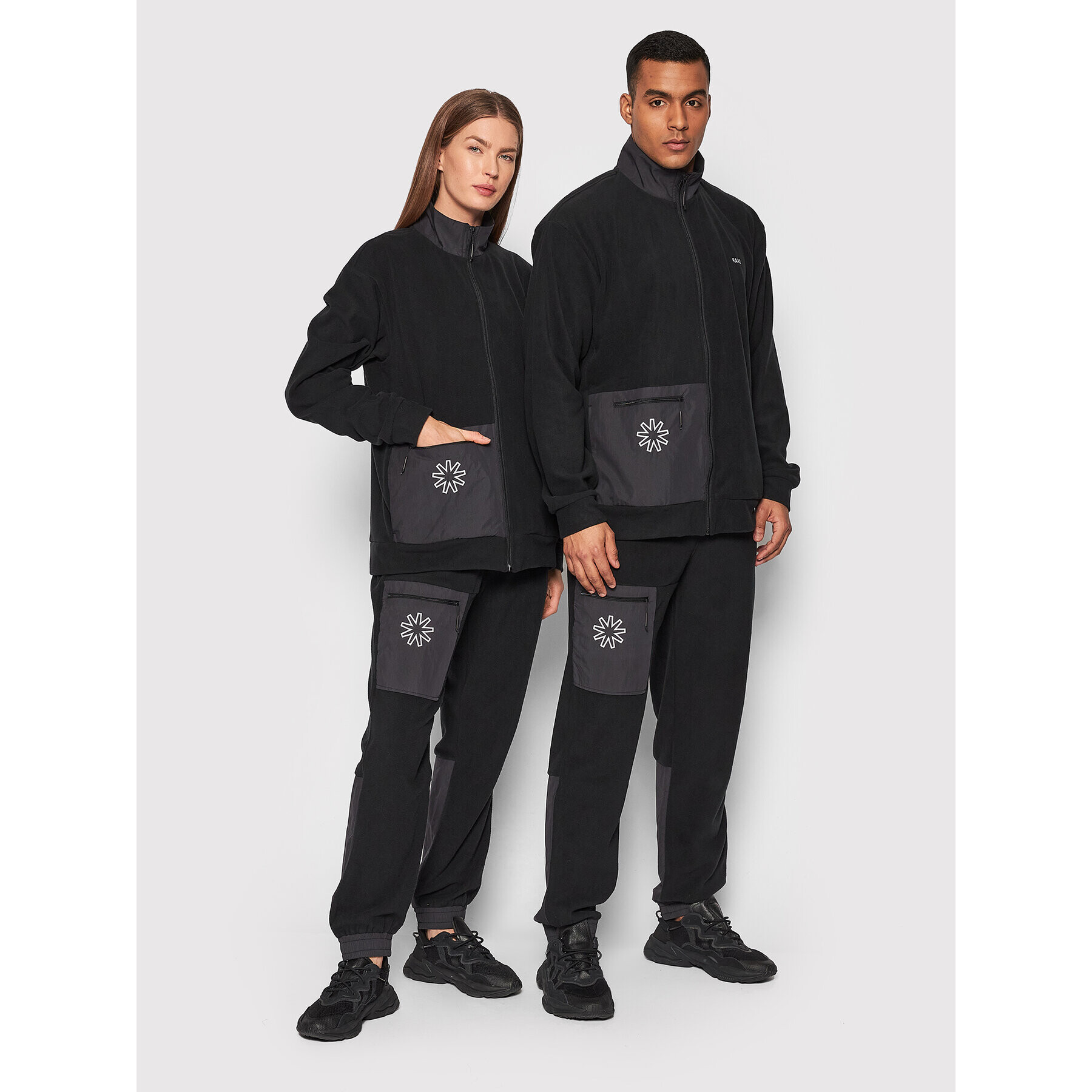 Rains Полар Unisex 18640 Черен Regular Fit - Pepit.bg