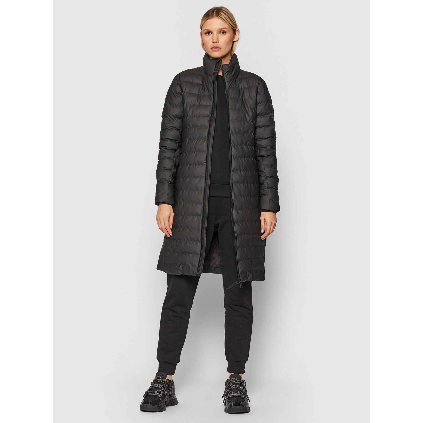 Rains Пухено яке Trekker 1529 Черен Regular Fit - Pepit.bg