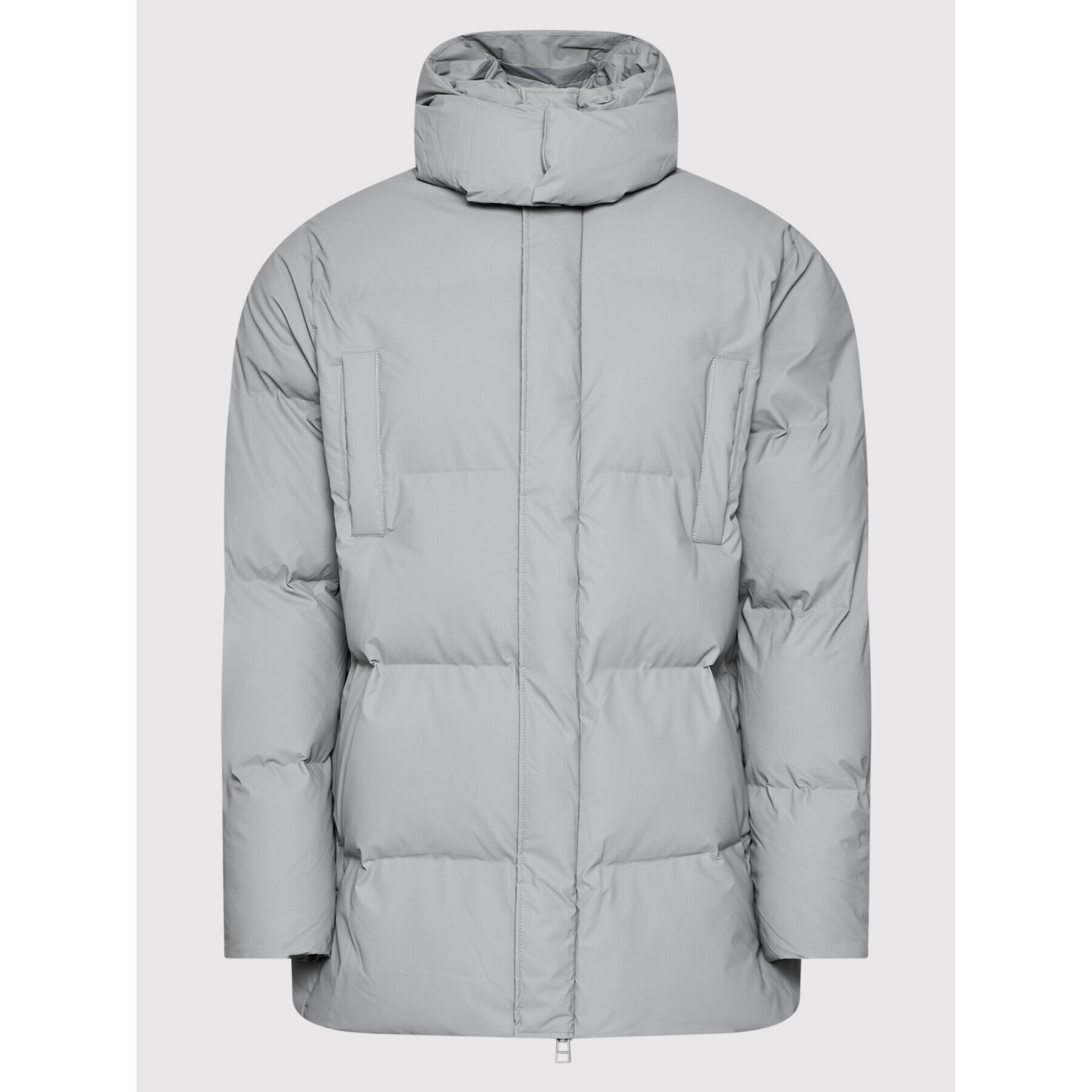 Rains Пухено яке Unisex 1527 Сив Regular Fit - Pepit.bg