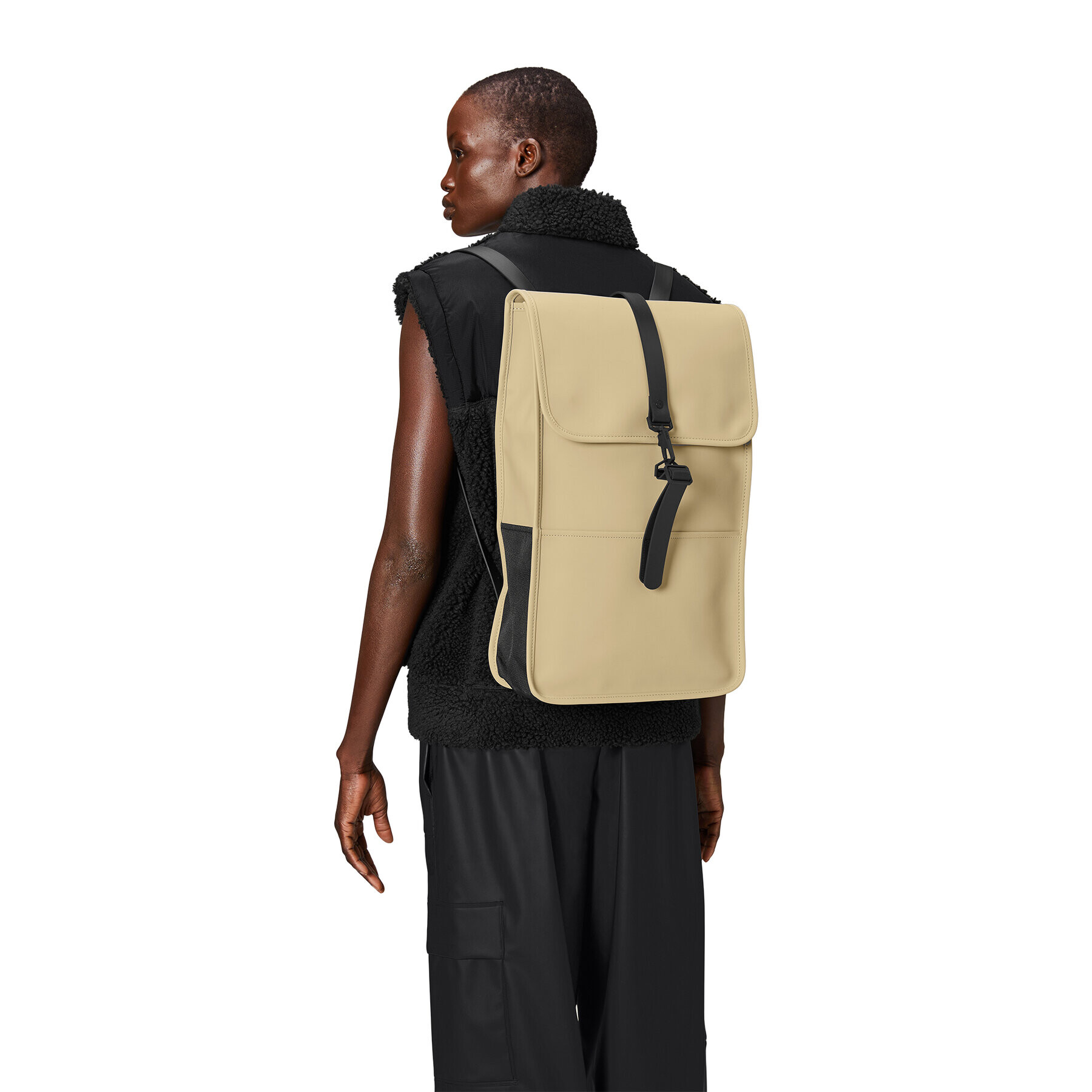 Rains Раница Backpack W3 13000 Бежов - Pepit.bg